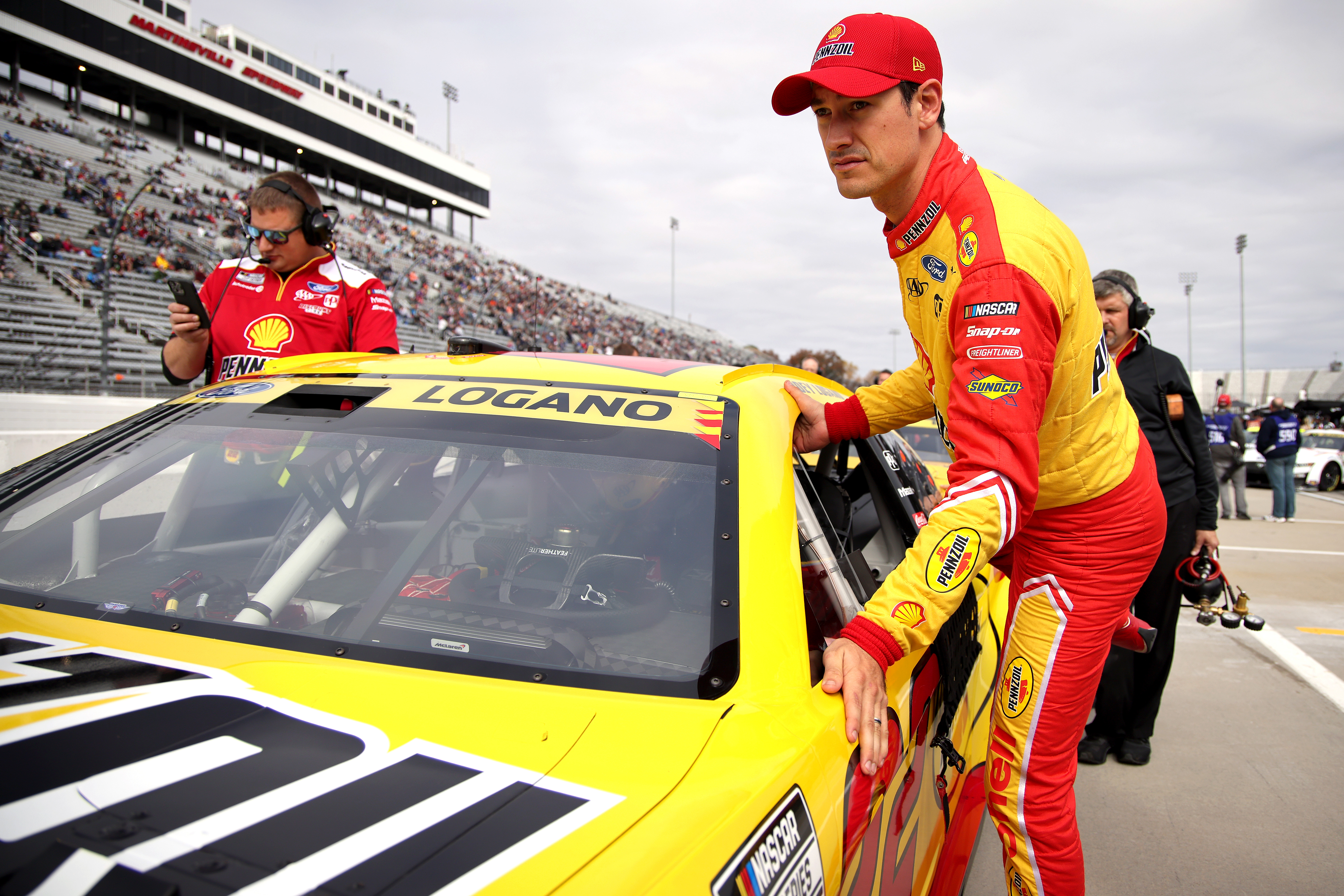 While Joey Logano goes for a joyride Sunday, seven other NASCAR