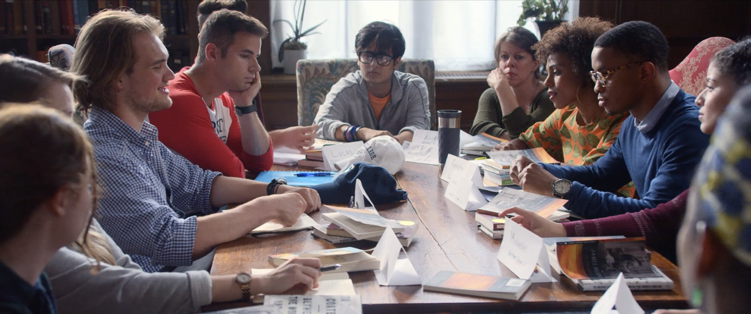 In Menelek Lumumba’s film a college Black Literature class becomes a debate among a diverse group of students over America’s racial ills and what to do about them.