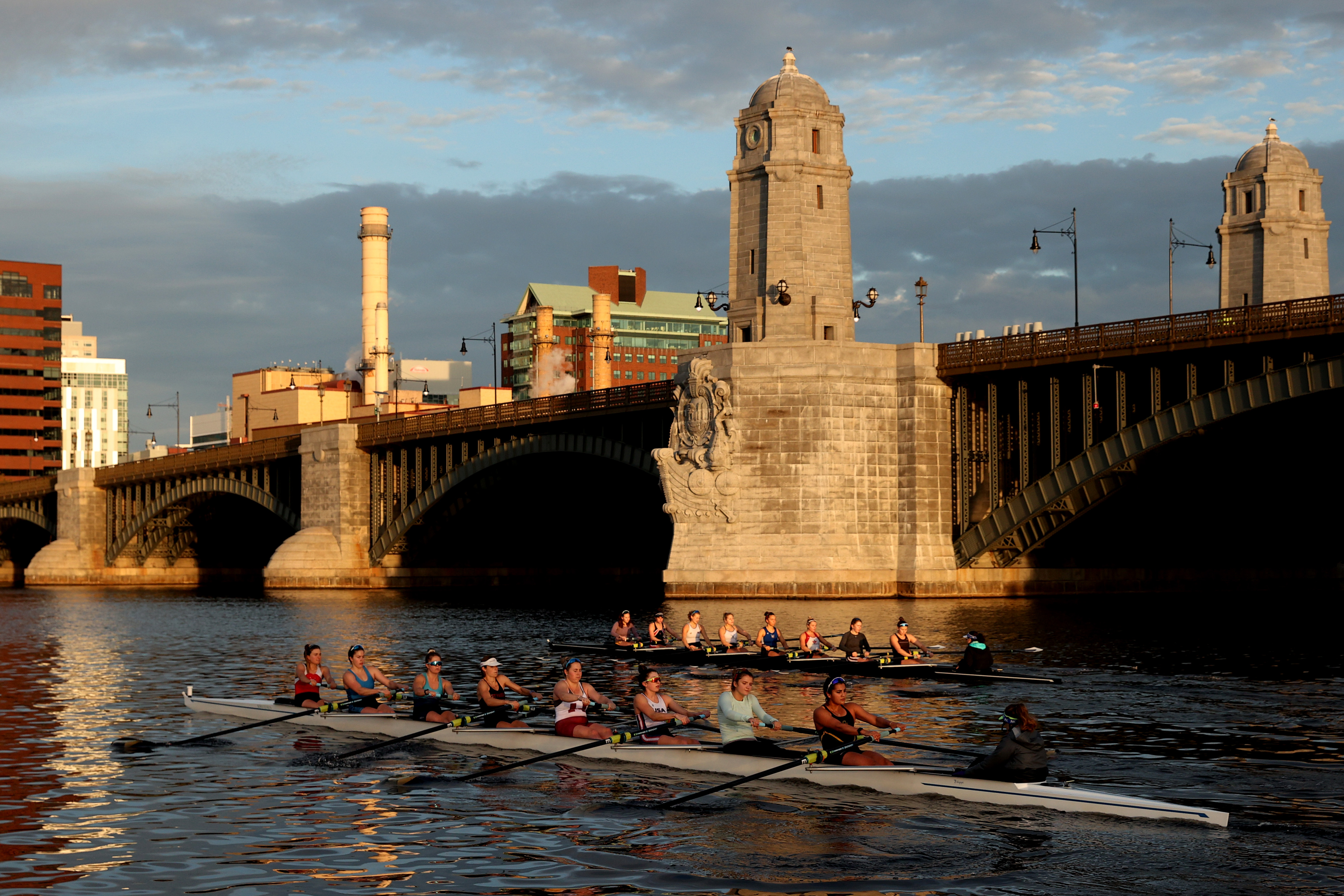 With the regatta beginning Friday, crews were testing the waters Thursday.