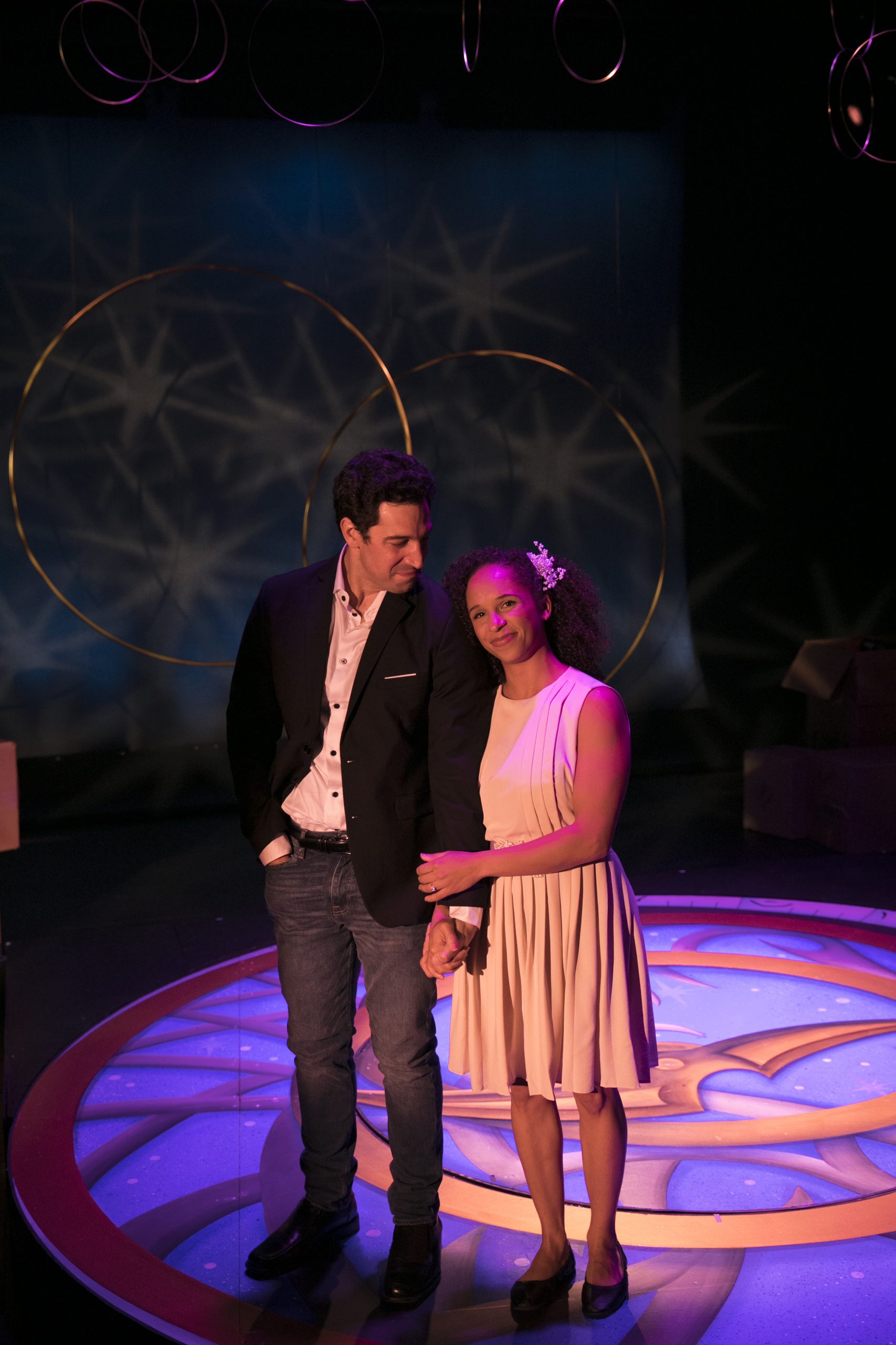 Jared and Kira Troilo in "The Last Five Years." The real-life couple met in first grade and began dating at 15.