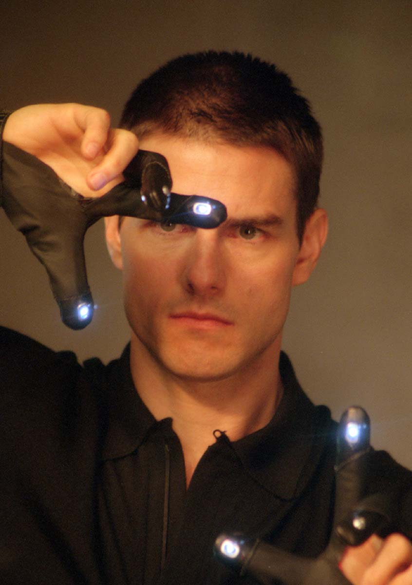 Tom Cruise in "Minority Report," the first movie Ty Burr reviewed for The Boston Globe.
