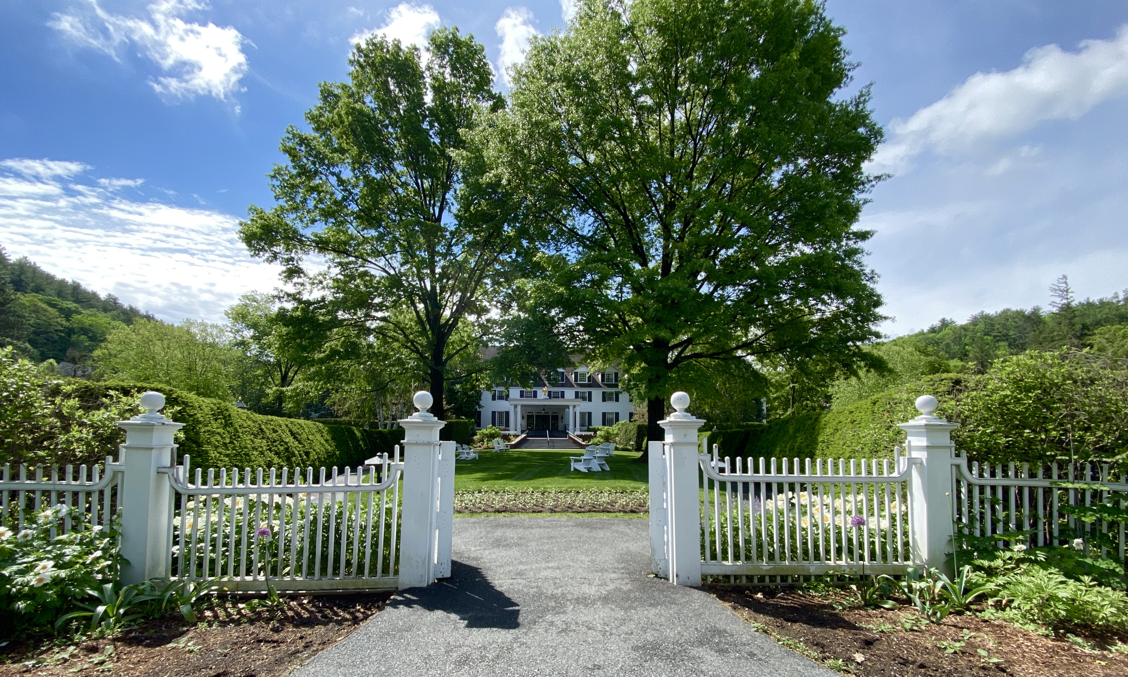The exterior of the Woodstock Inn, located in Woodstock, Vt.