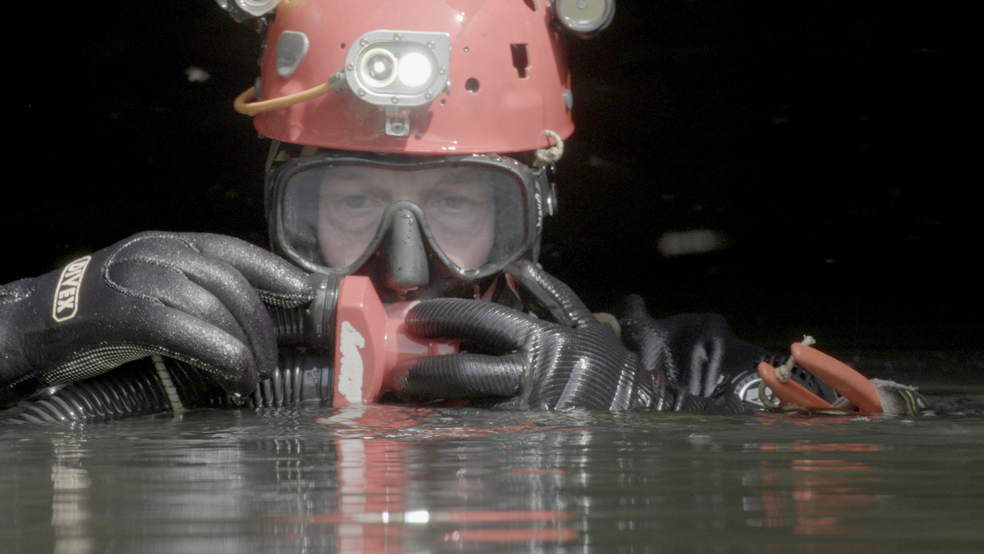 Diver Rick Stanton in "The Rescue."