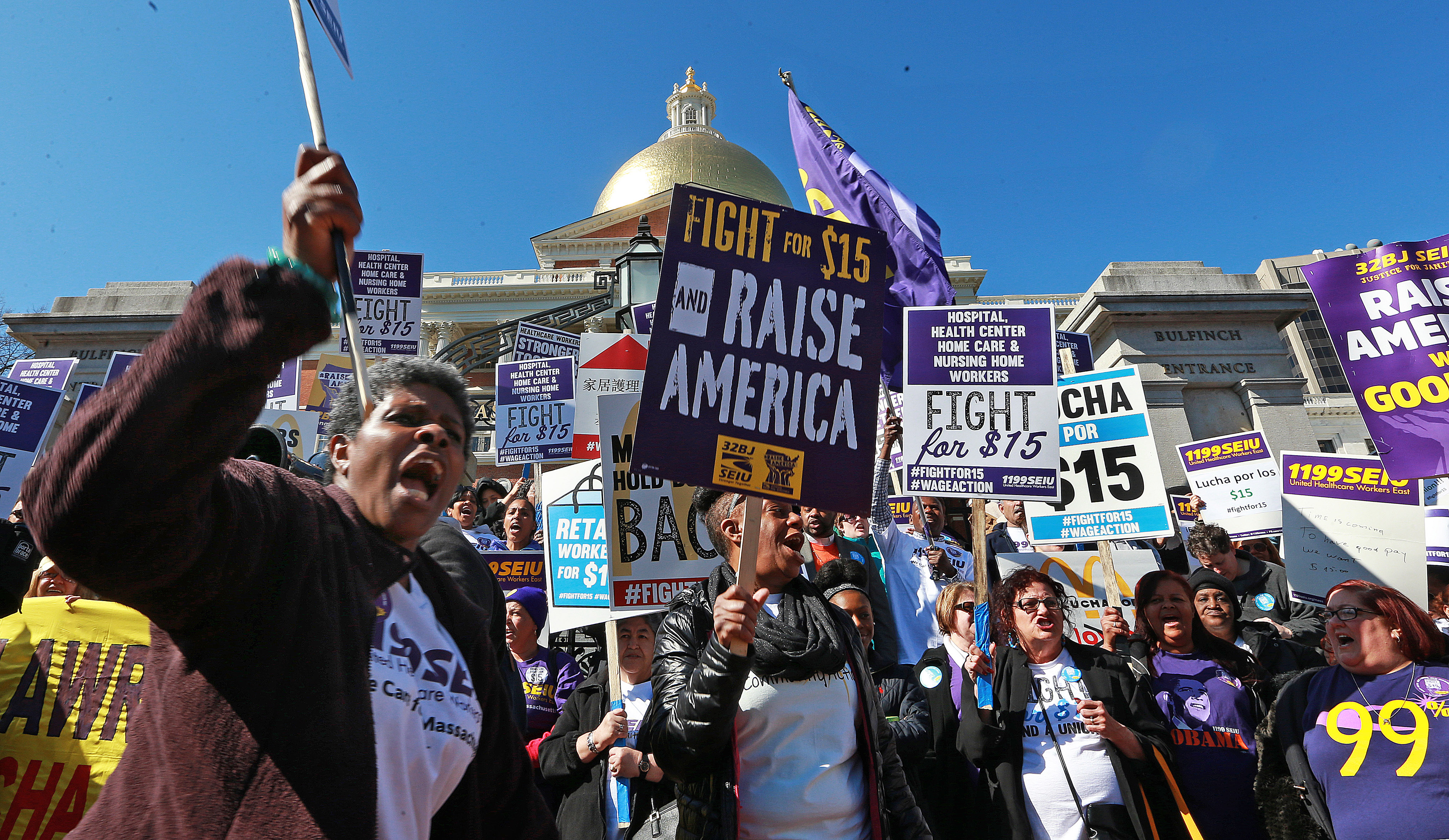 Massachusetts' minimum wage will go up again. The fate of other laws is  less certain in 2022 - The Boston Globe