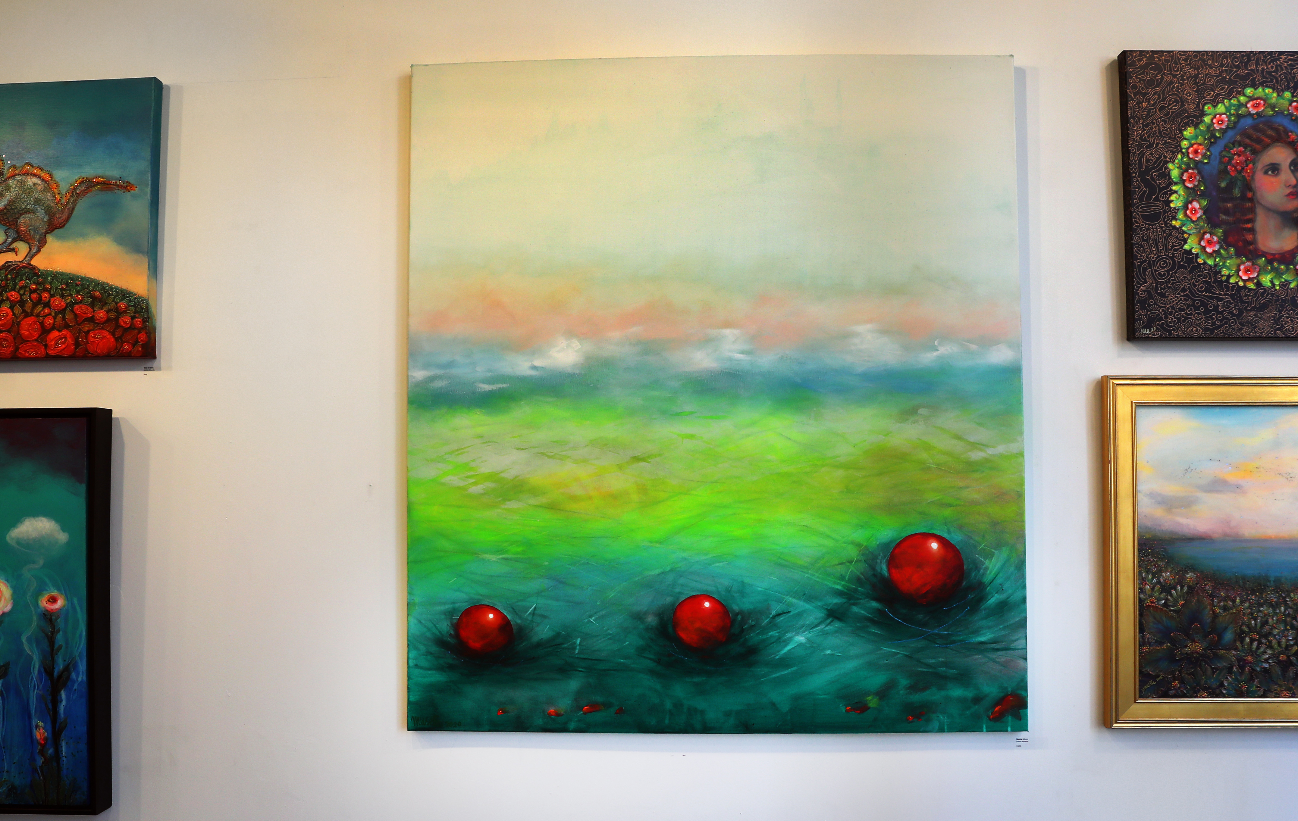 "Coming Ashore" on display by artist Juditta Musette. It's for sale for $1,800.