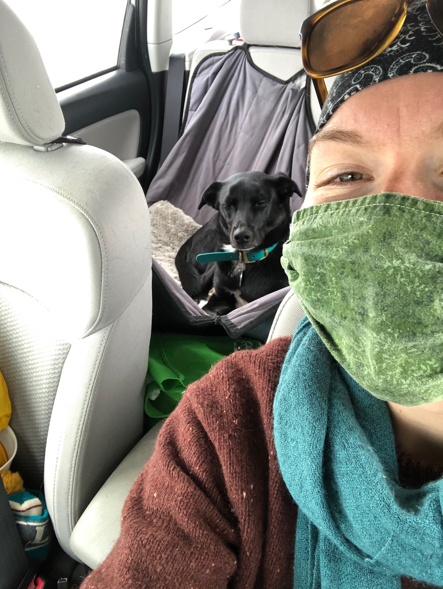 Noble took several long road trips back home to Wyoming during the pandemic.