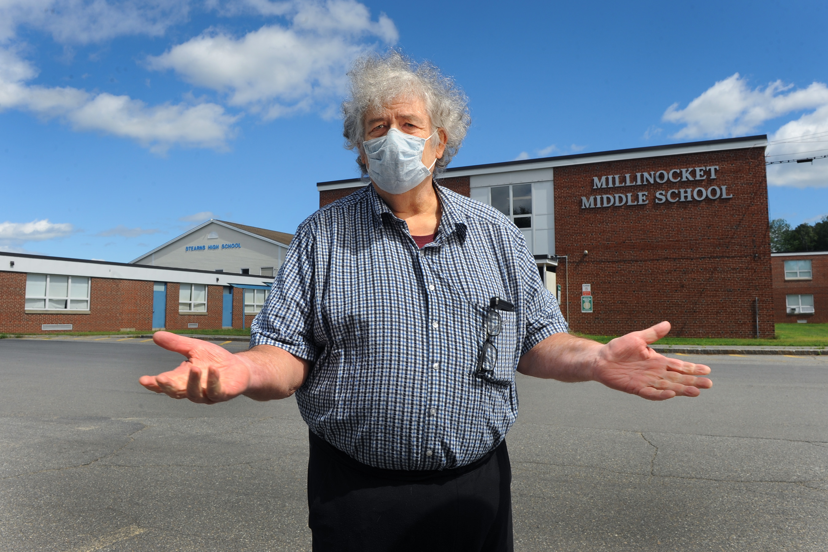 Before this cluster of COVID cases, “The town had basically not any experience with it at all,” said Frank Boynton, the Millinocket superintendent. Officials there have decided to delay the opening of schools by two weeks.