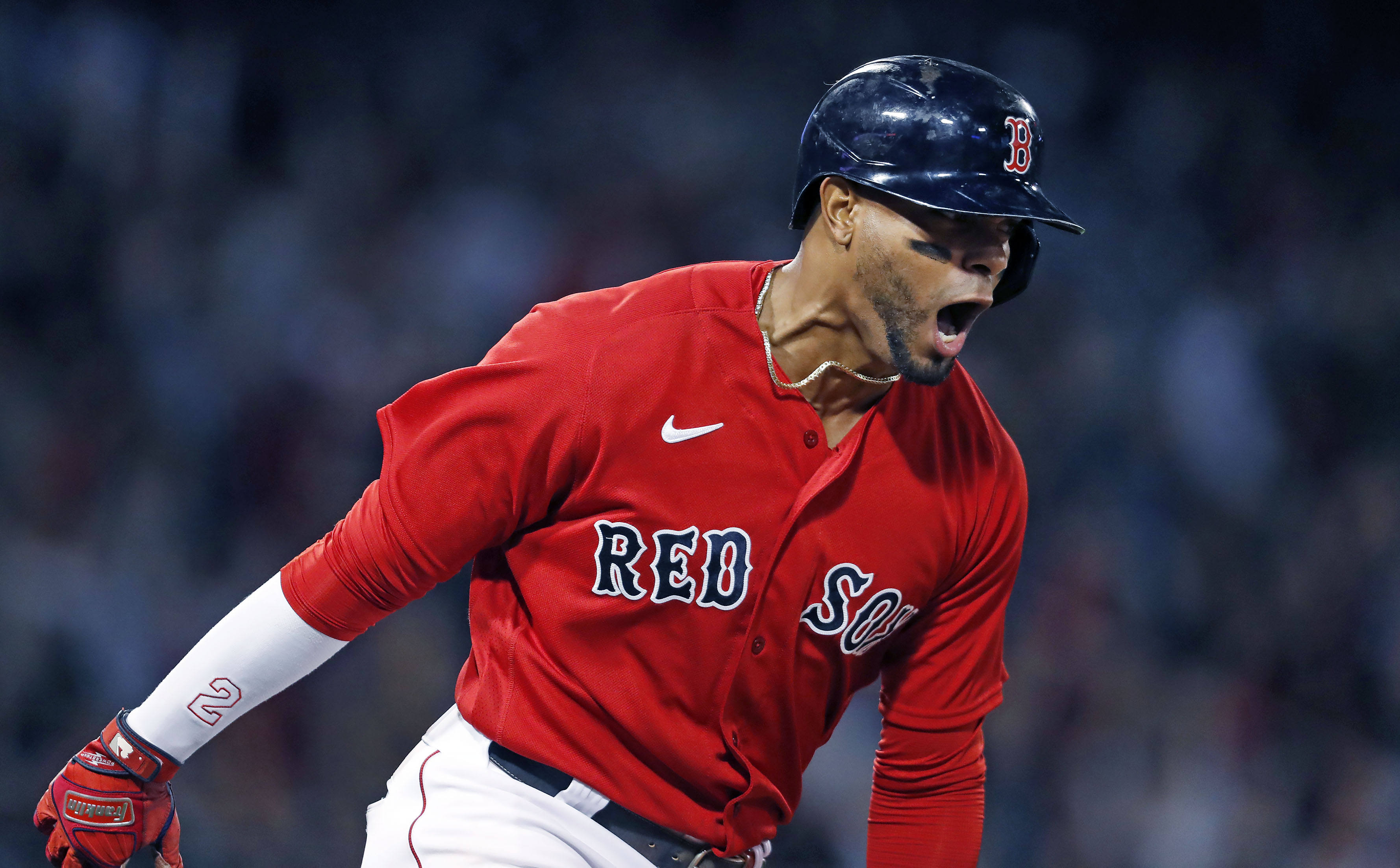Xander Bogaerts, once again in the middle of everything, showed up