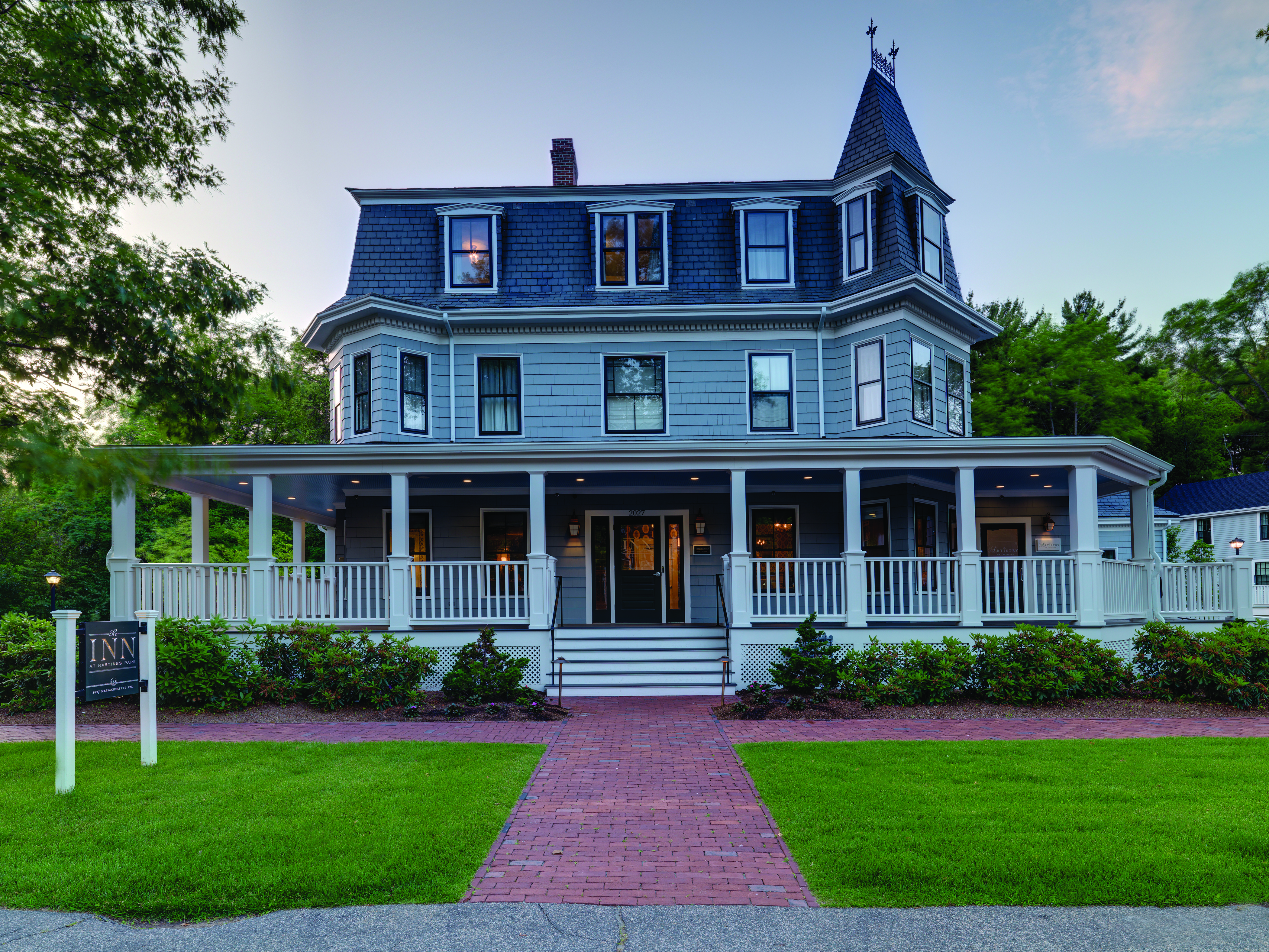 The exterior of the Inn at Hastings Park