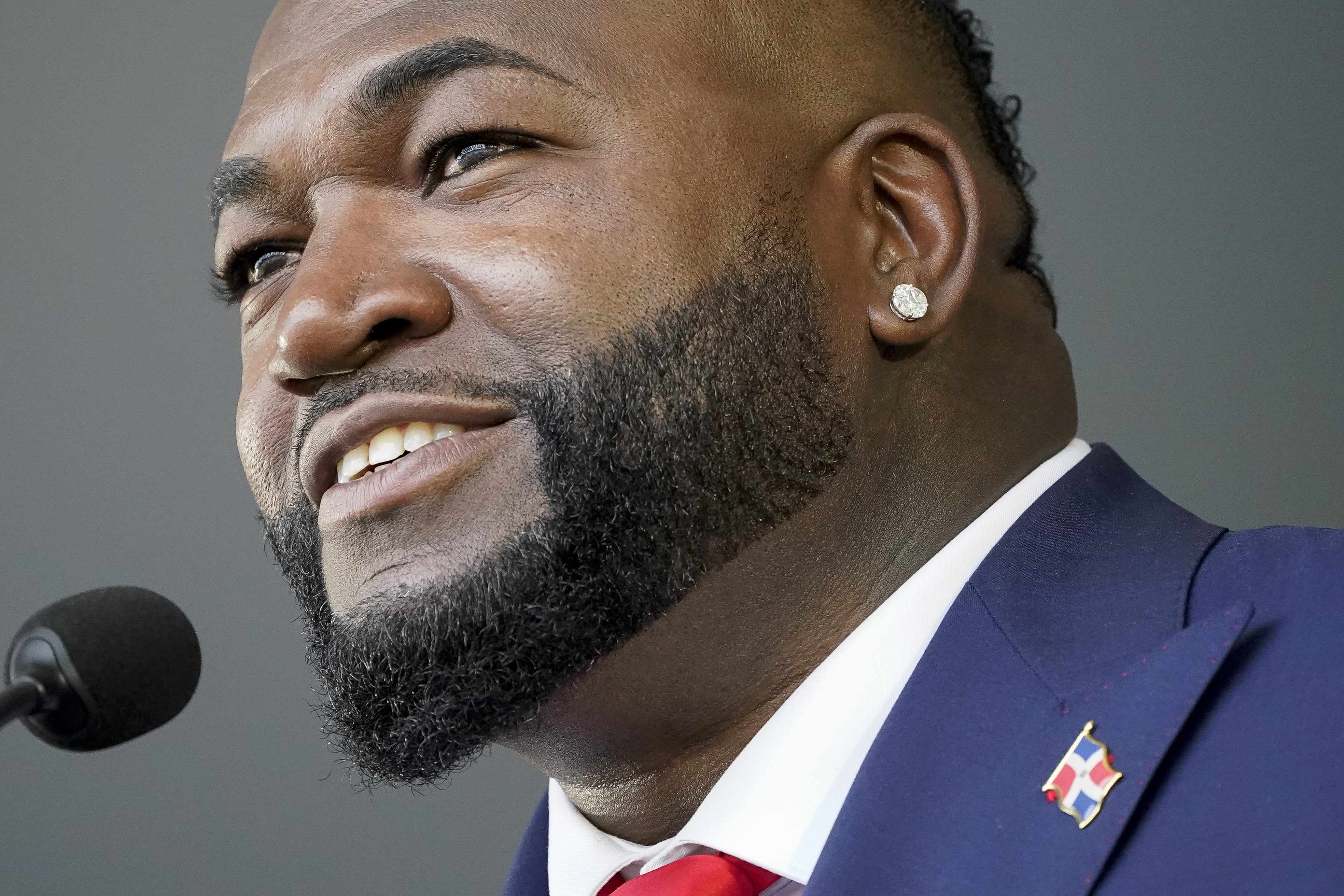 David Ortiz took a victory lap as grand marshal of the 2023 Boston Marathon