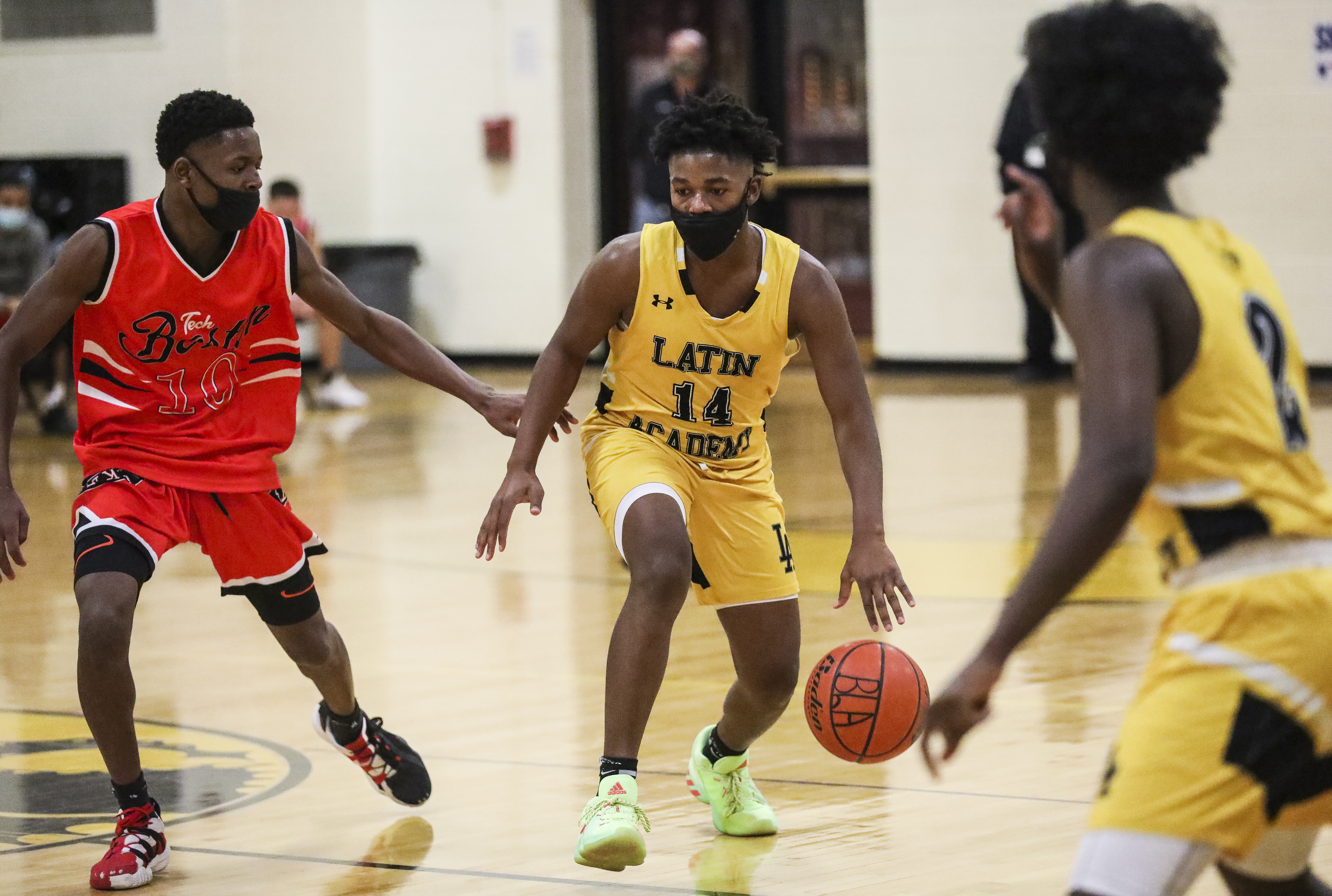 Latin Academy coach Dan Bunker calls Mason Lawson (14) "the most competitive kid I've ever coached."