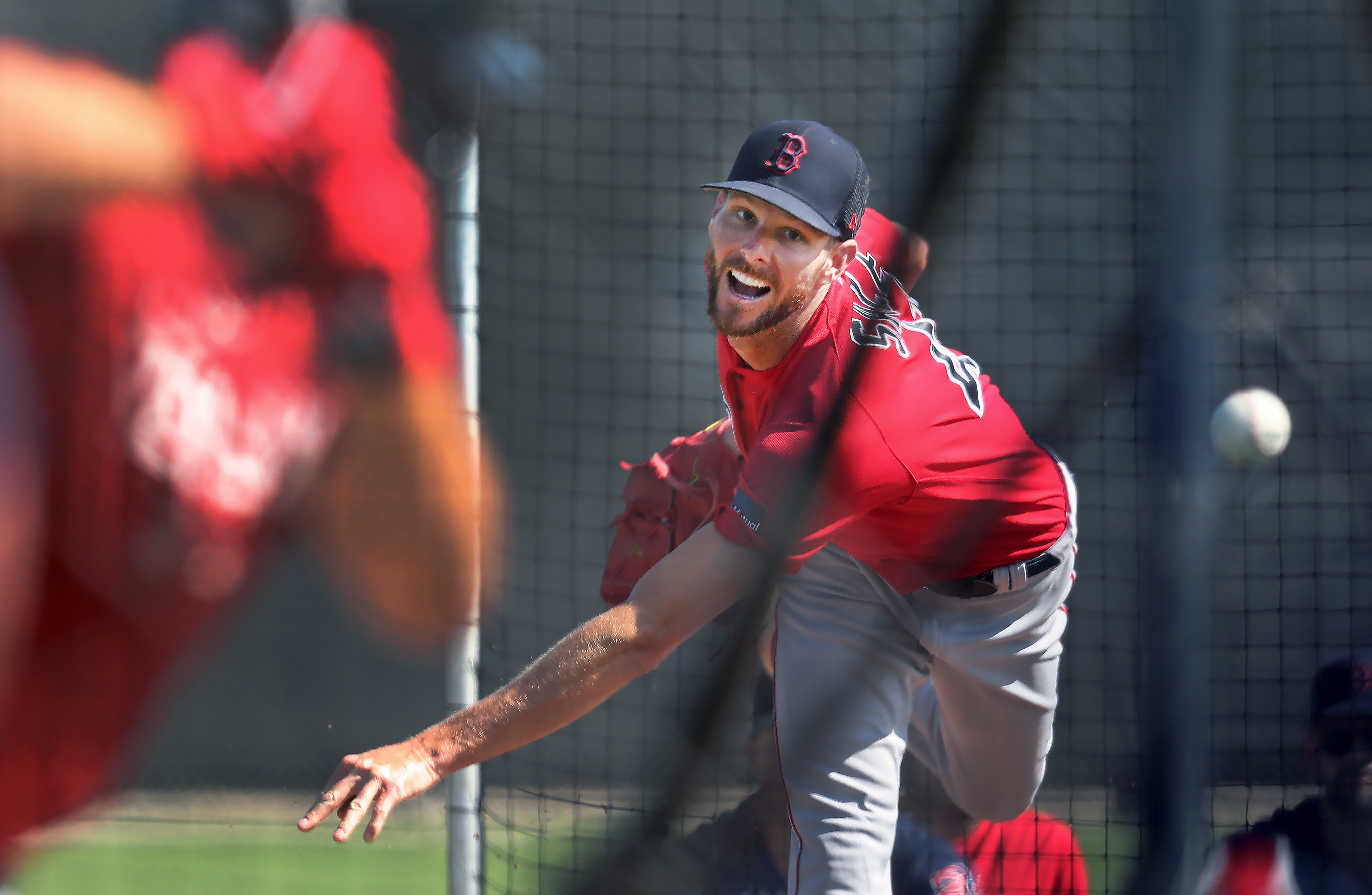 Red Sox's Jarren Duran takes batting practice during spring training 2022 