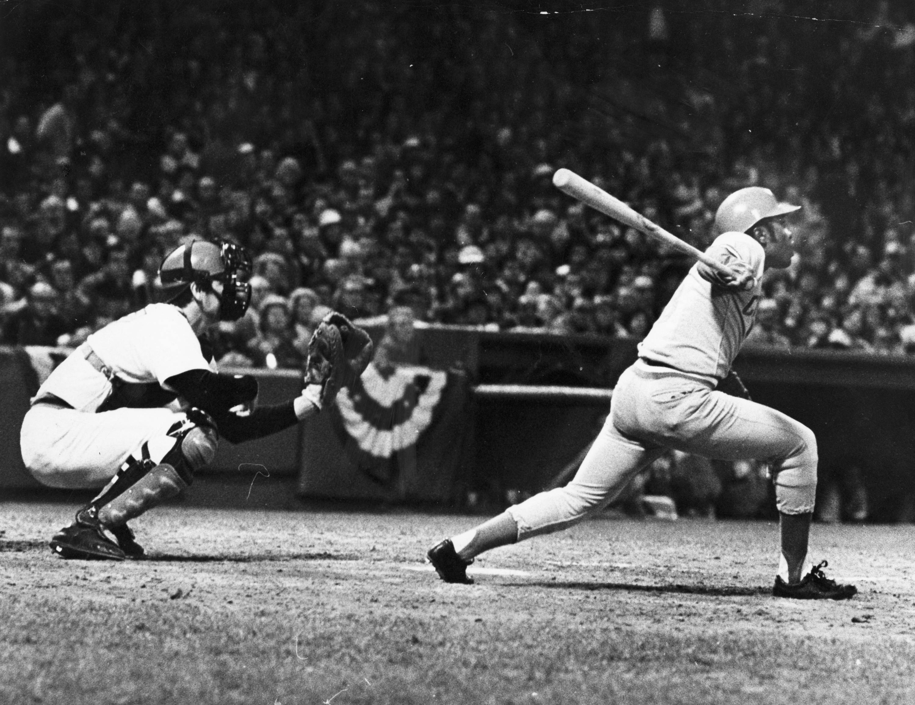 Joe Morgan singles home the decisive run in the ninth inning of Game 7 against the Red Sox in the 1975 World Series.