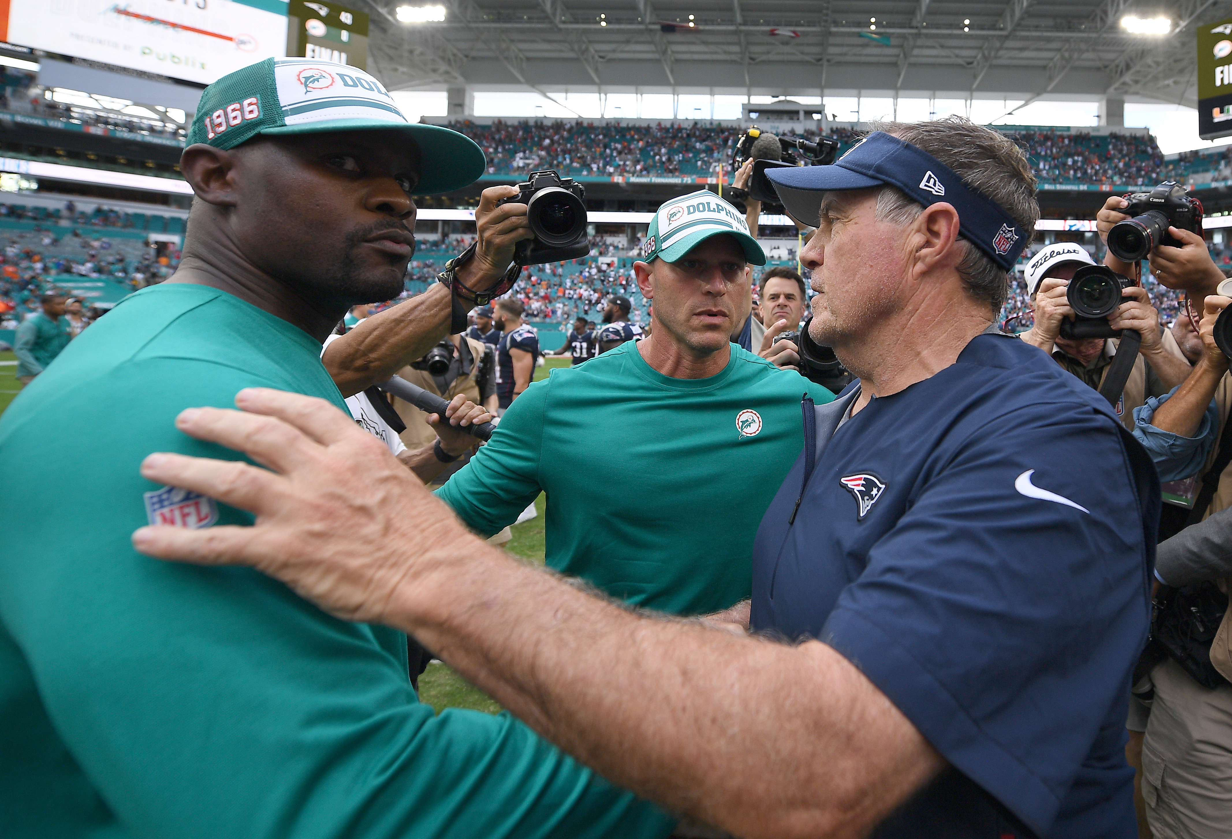 Brian Flores says race played role in firing; Dolphins deny accusation