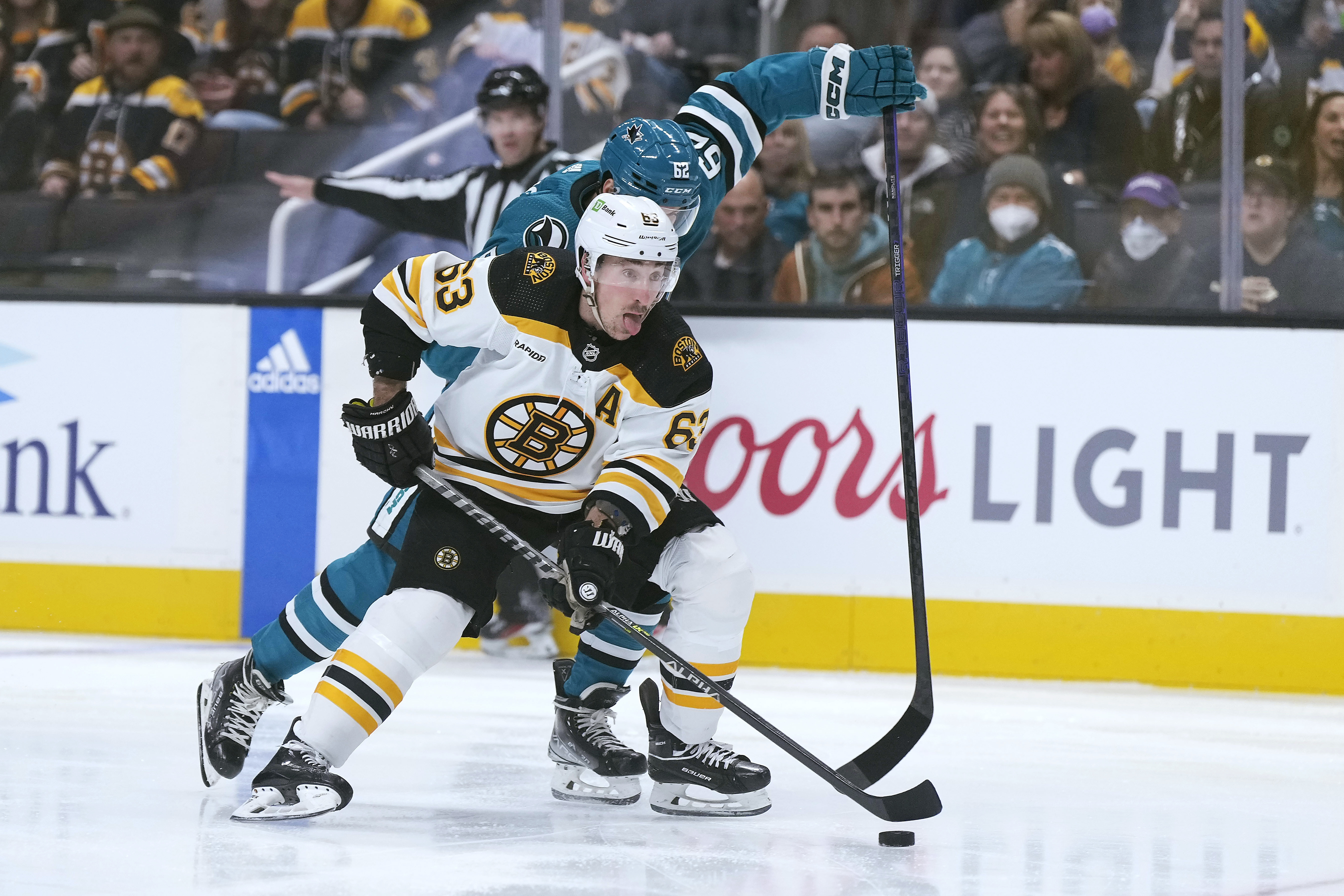 Brad Marchand still a big talker, even closing on 100 points - The