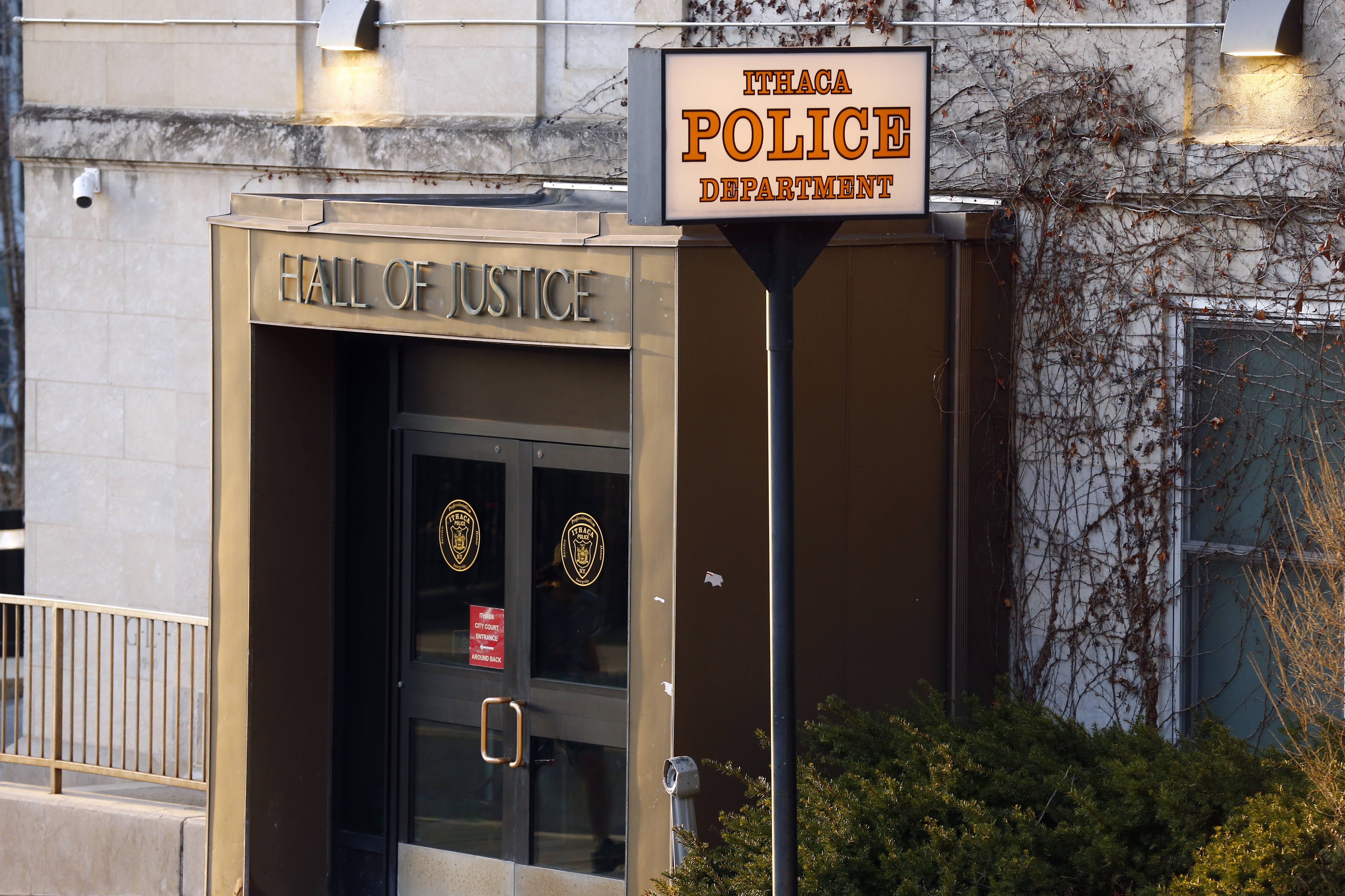 The Ithaca Police Department headquarters in Ithaca, N.Y.