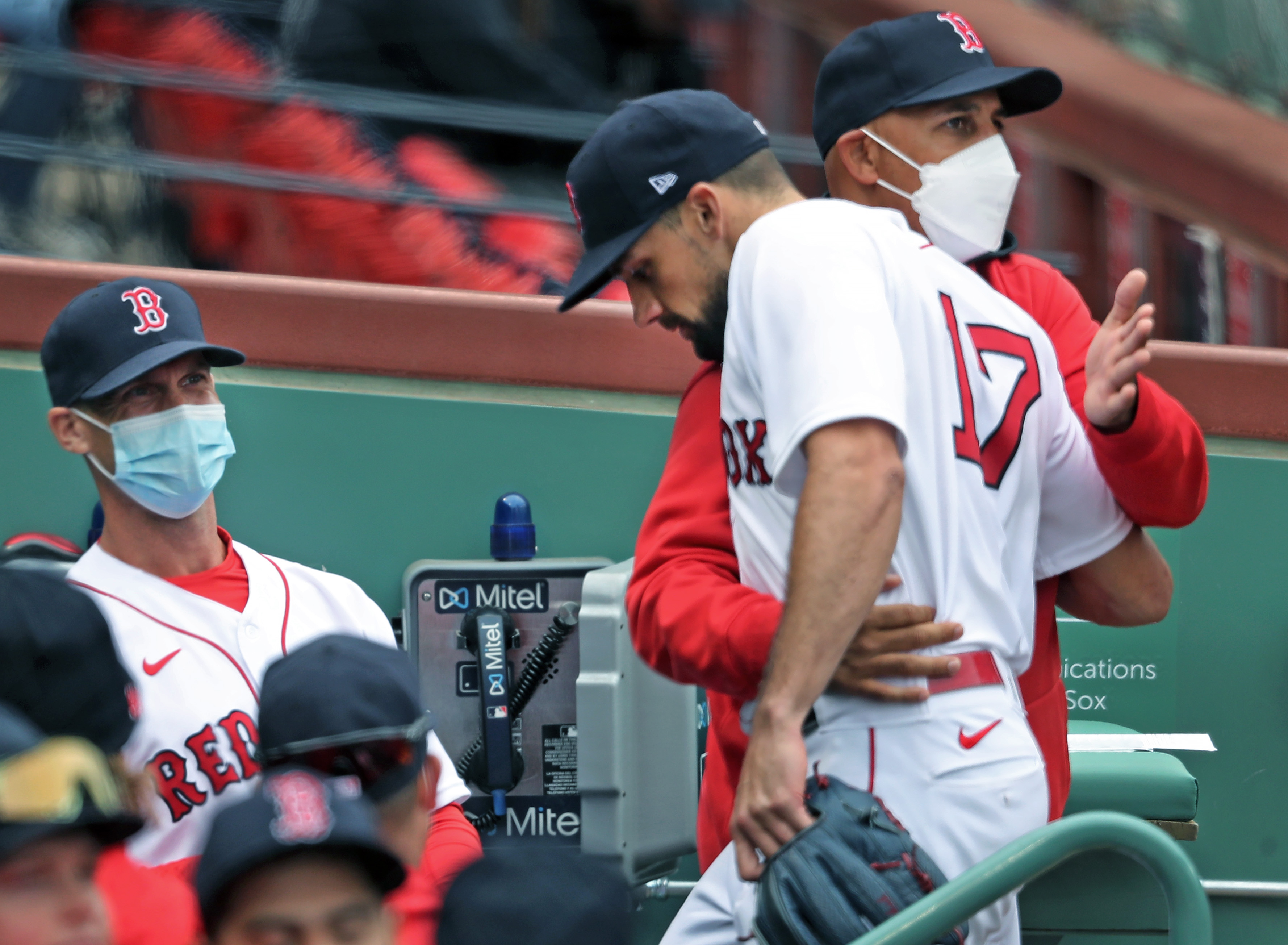 Alex Cora has been happy with the work of starters like Nathan Eovaldi this season.