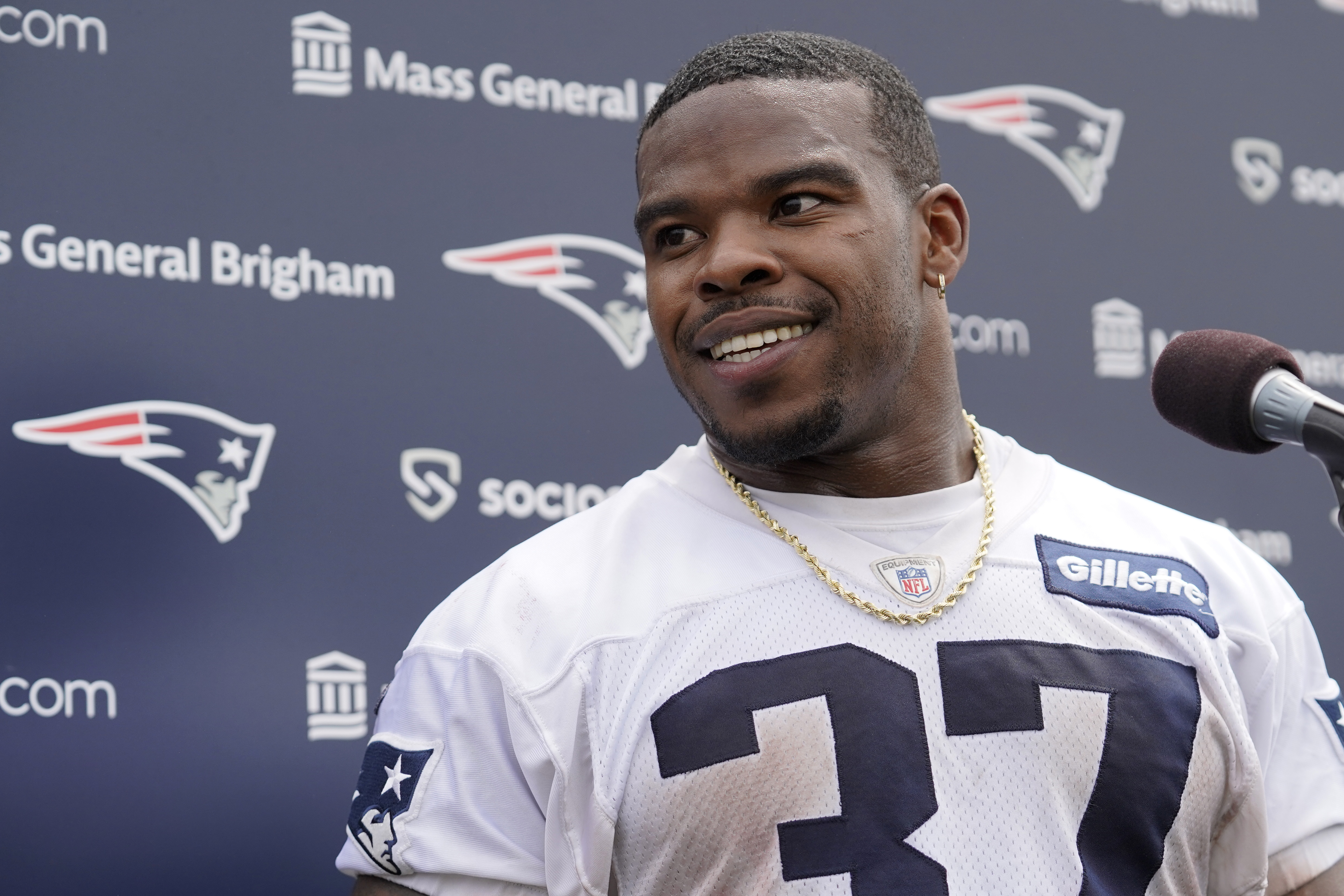 Patriots RB Damien Harris looking ahead to more playing time - Boston News,  Weather, Sports