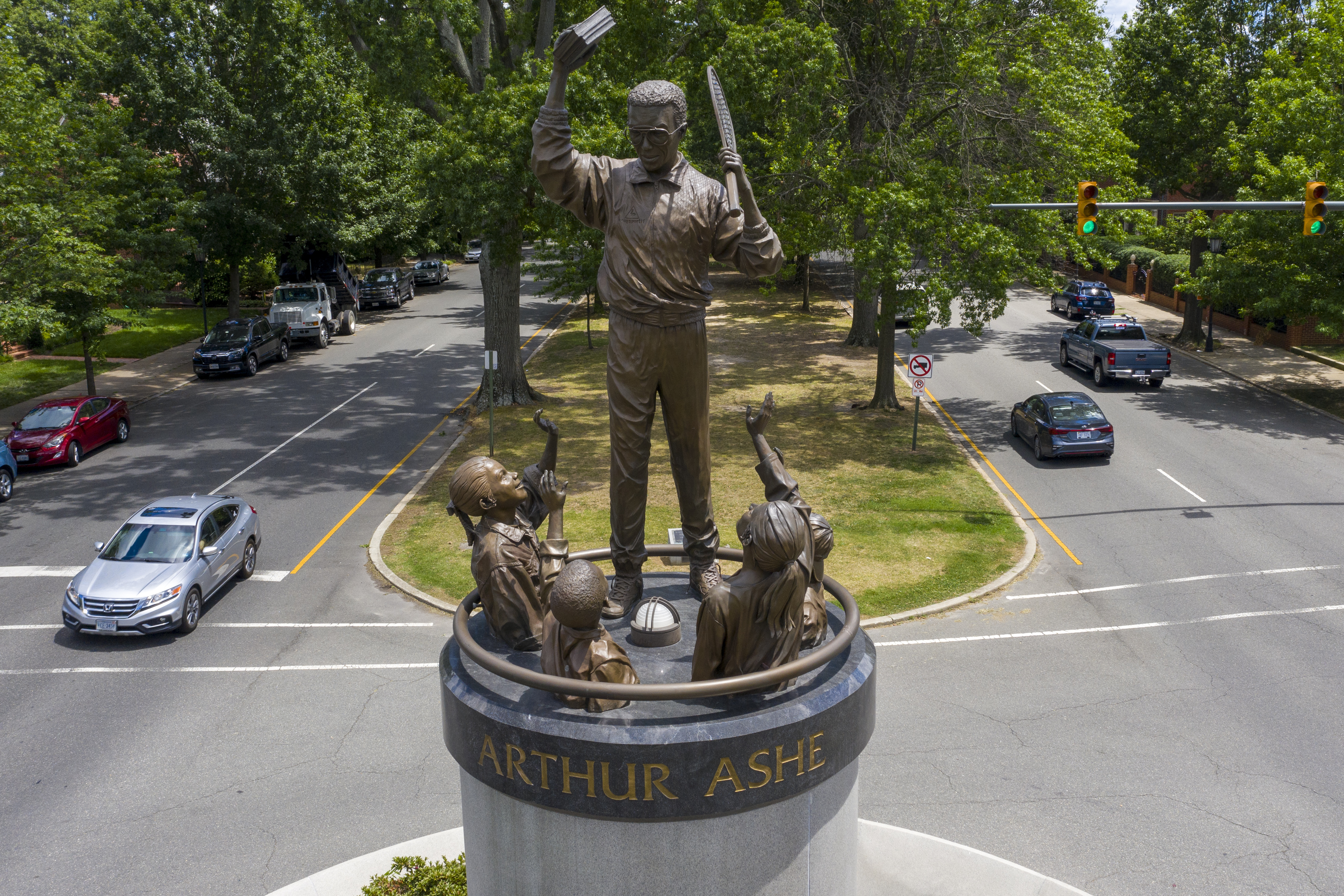 Arthur Ashe Statue Is Staying Put On Monument Avenue In Richmond The Boston Globe