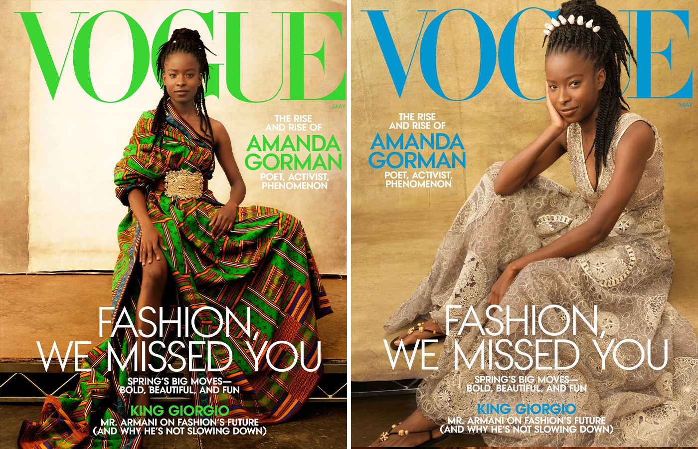 Virgil Abloh on the Story Behind Amanda Gorman's Louis Vuitton 'Vogue'  Cover Look