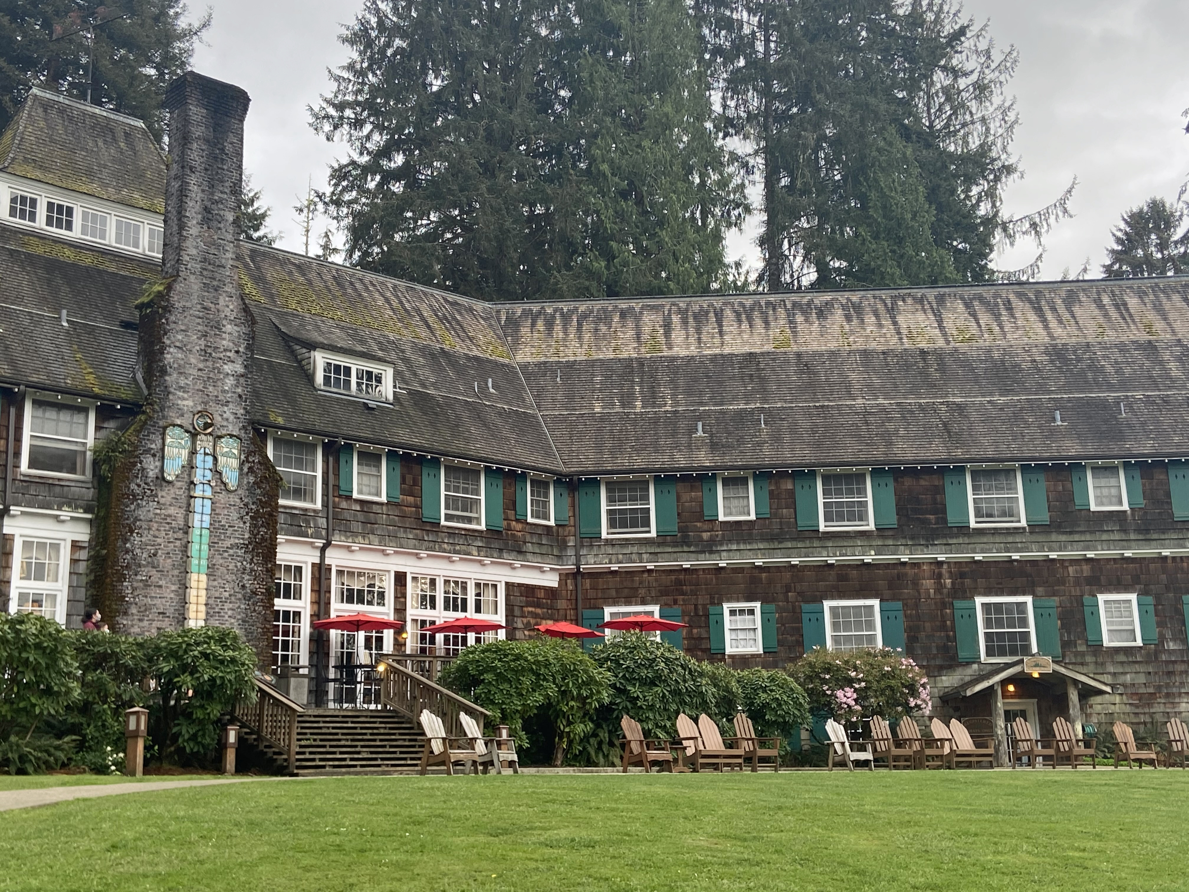 If your Dream House looks more like a national park lodge than Barbie’s pink palace, you’ll appreciate the Lake Quinault Lodge. It’s a classic, and set on a lakefront with a backdrop of mountains.