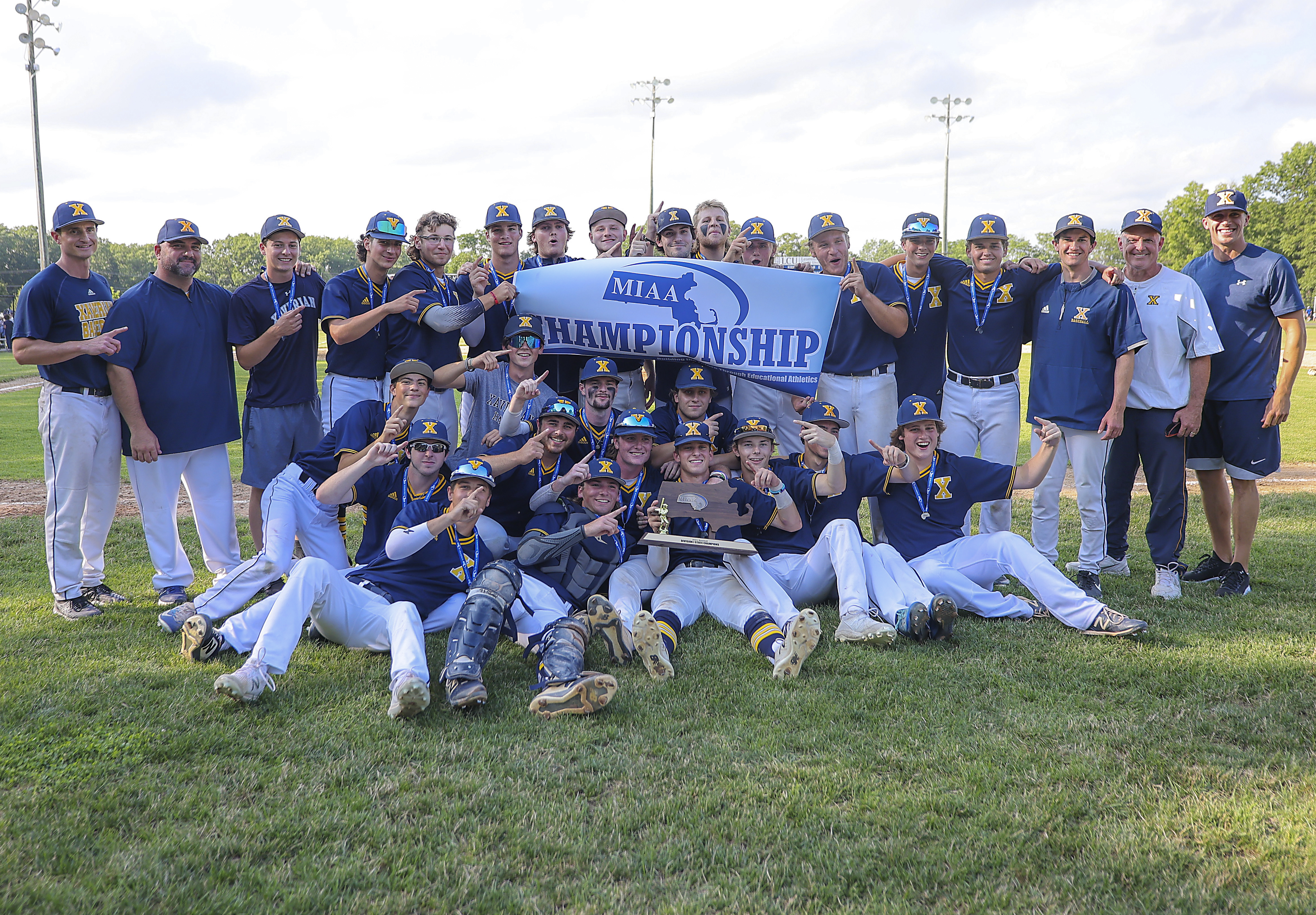 Xaverian defeated Leominster, 2-0, to win the Division 1 baseball title at Doyle Field.
