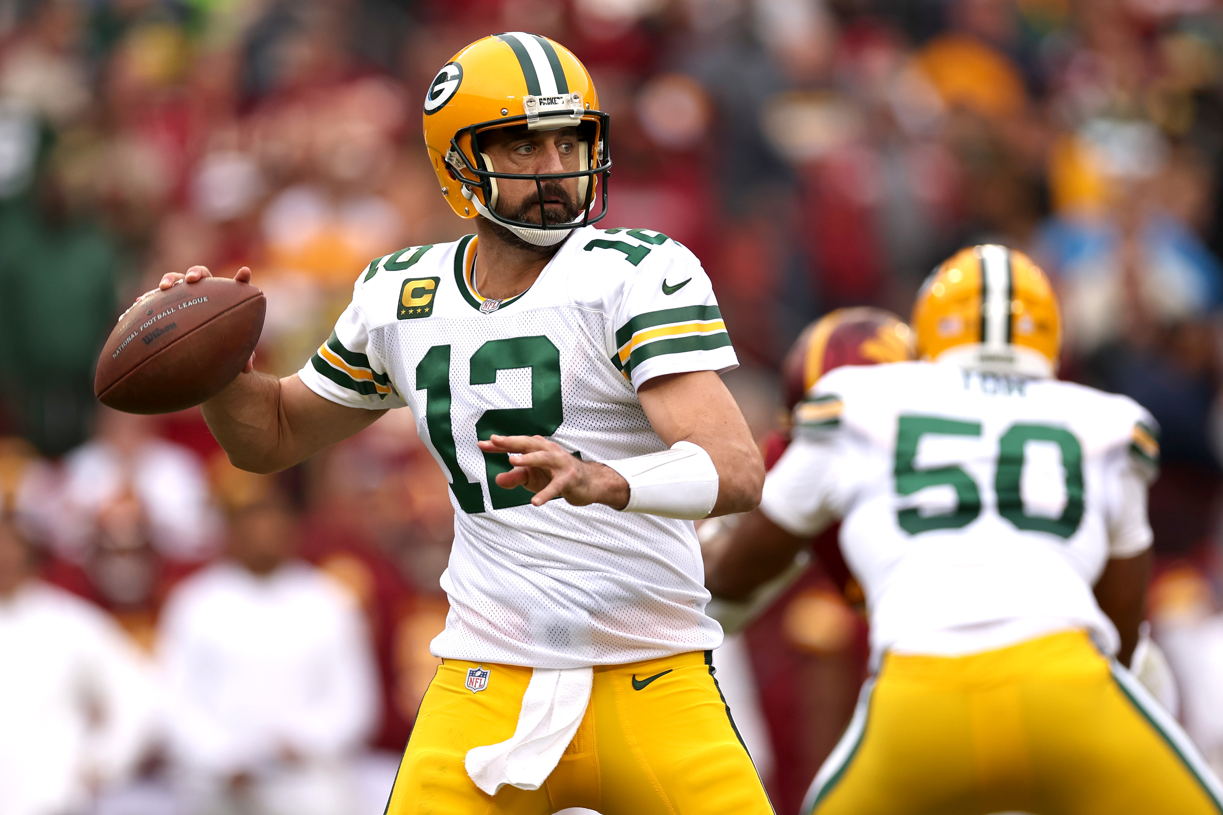 Aaron Rodgers continuing to thrive under pressure