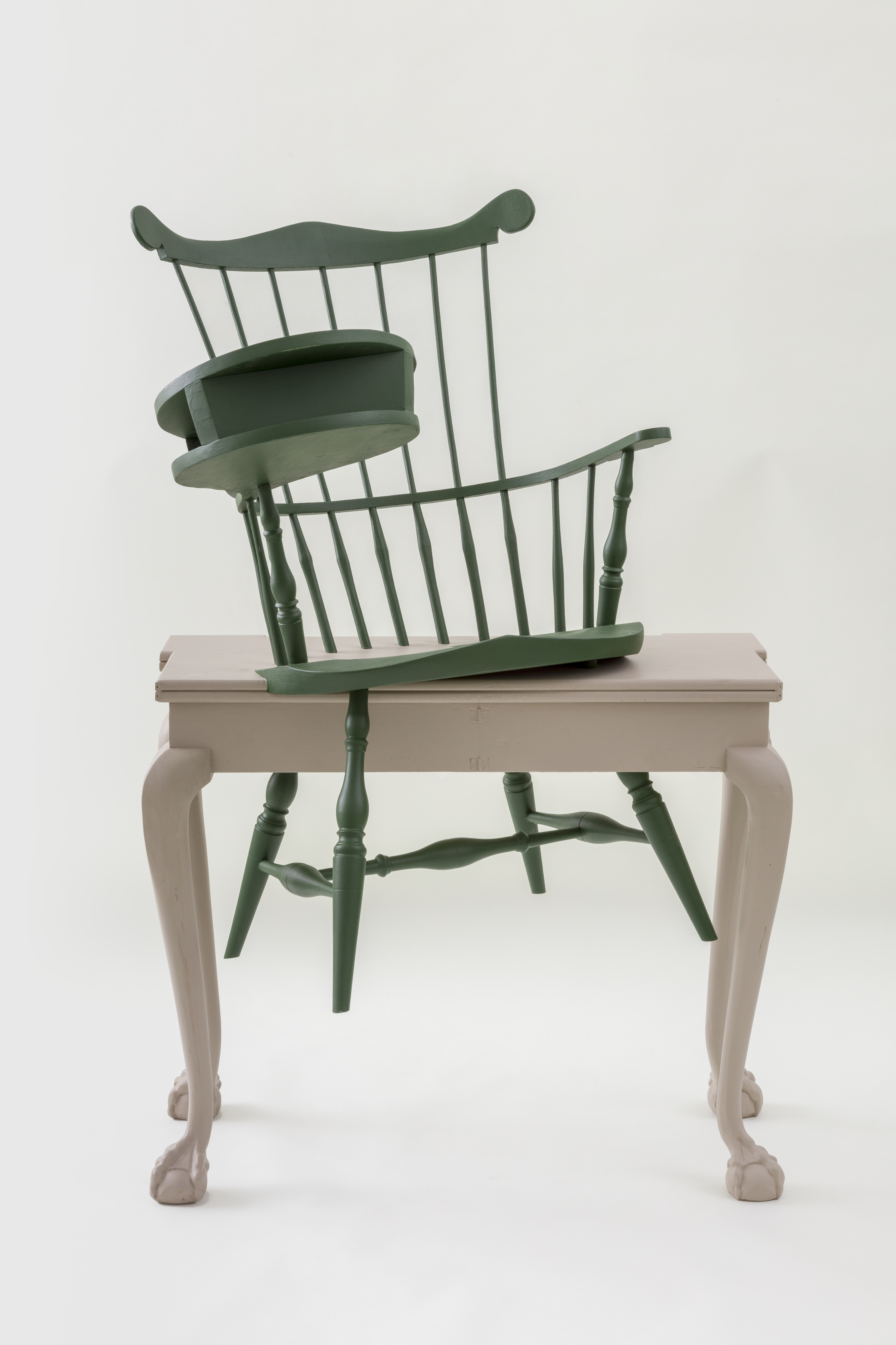 Sam Durant's "Transcendental (Wheatley's Desk, Emerson's Chair)," from 2016.