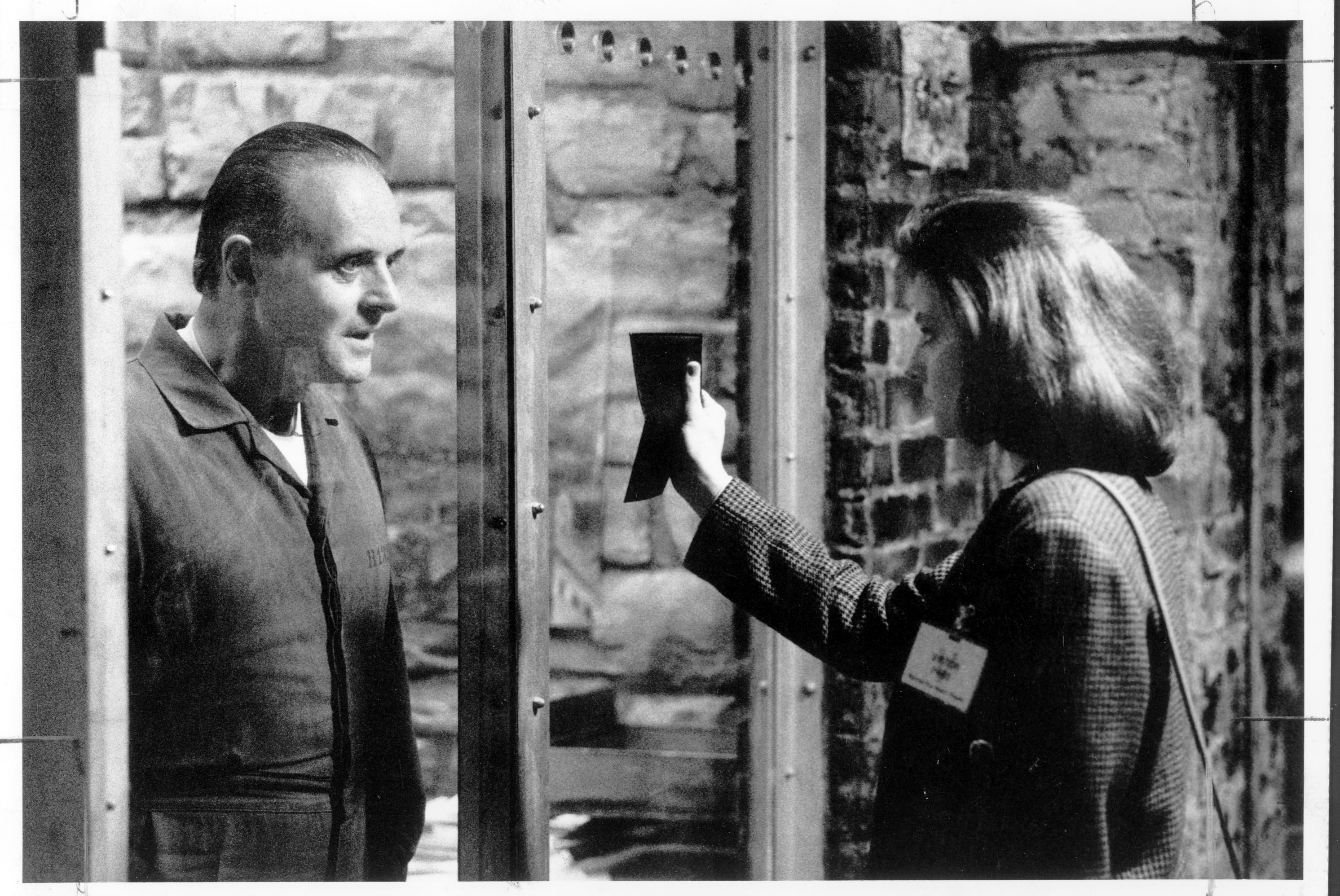 Anthony Hopkins and Jodie Foster in "The Silence of the Lambs."