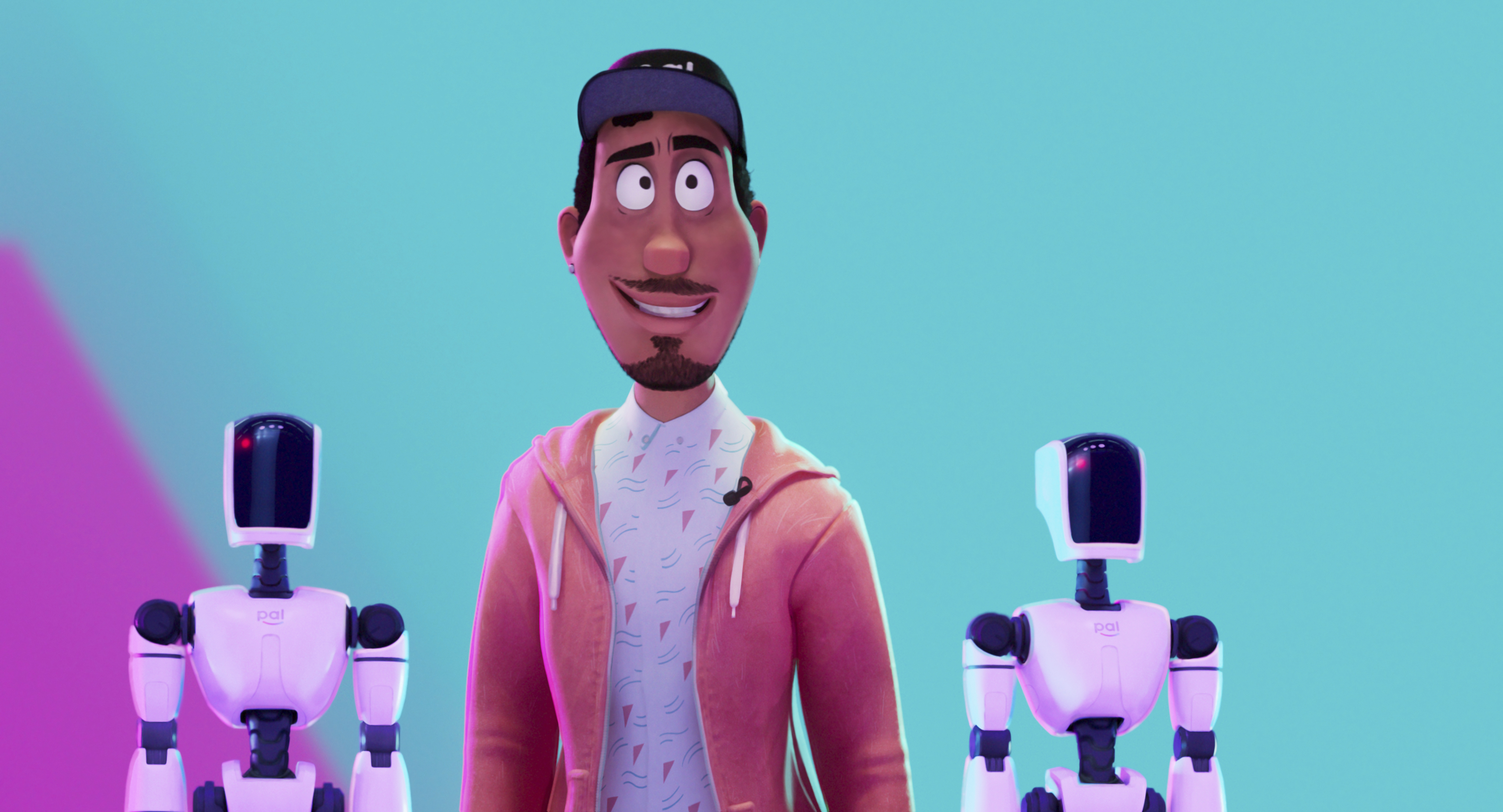Mark Bowman, voiced by Eric André, in "The Mitchells vs The Machines."