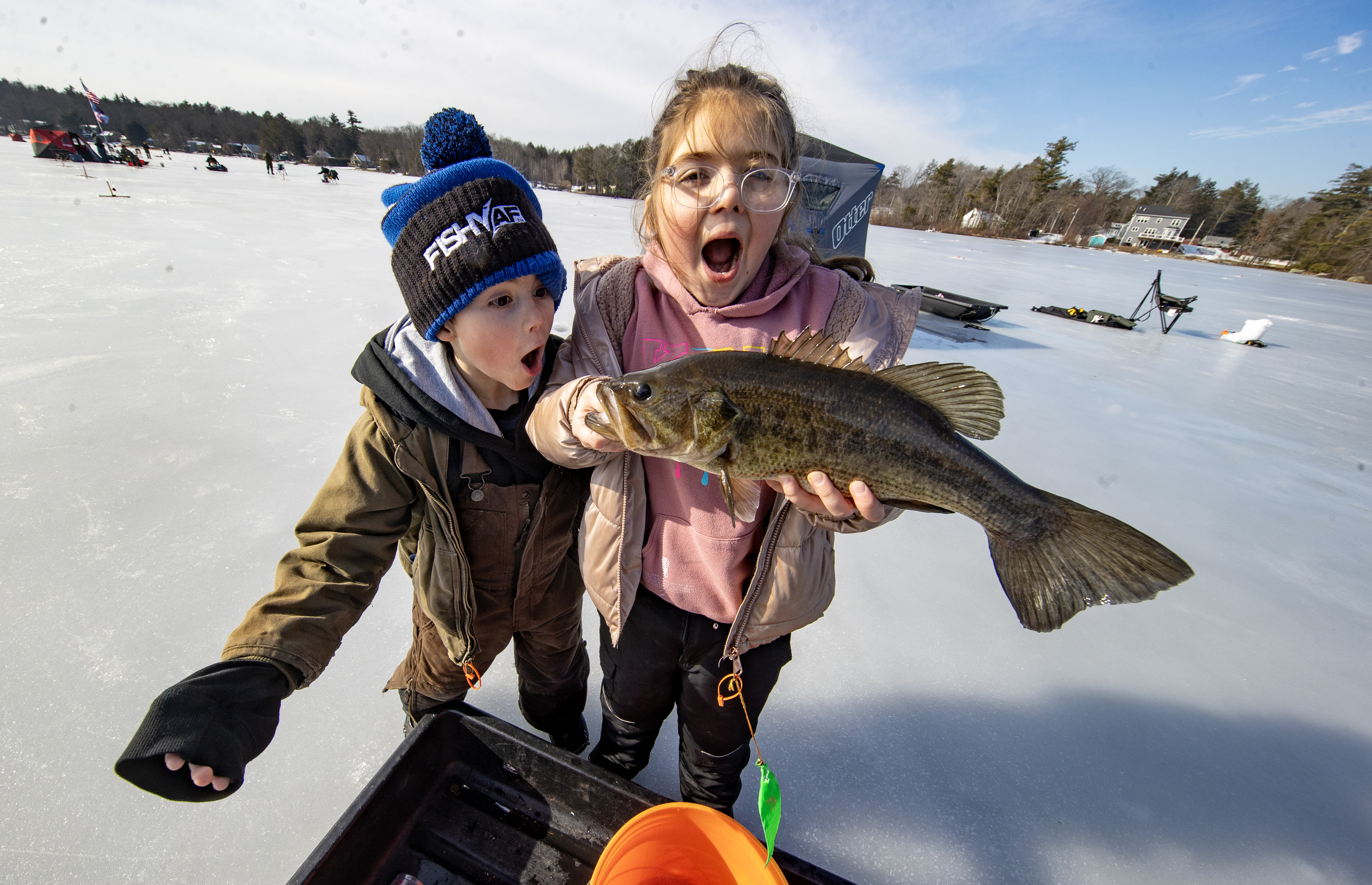 February fishing on the thin ice of a new world - The Boston Globe