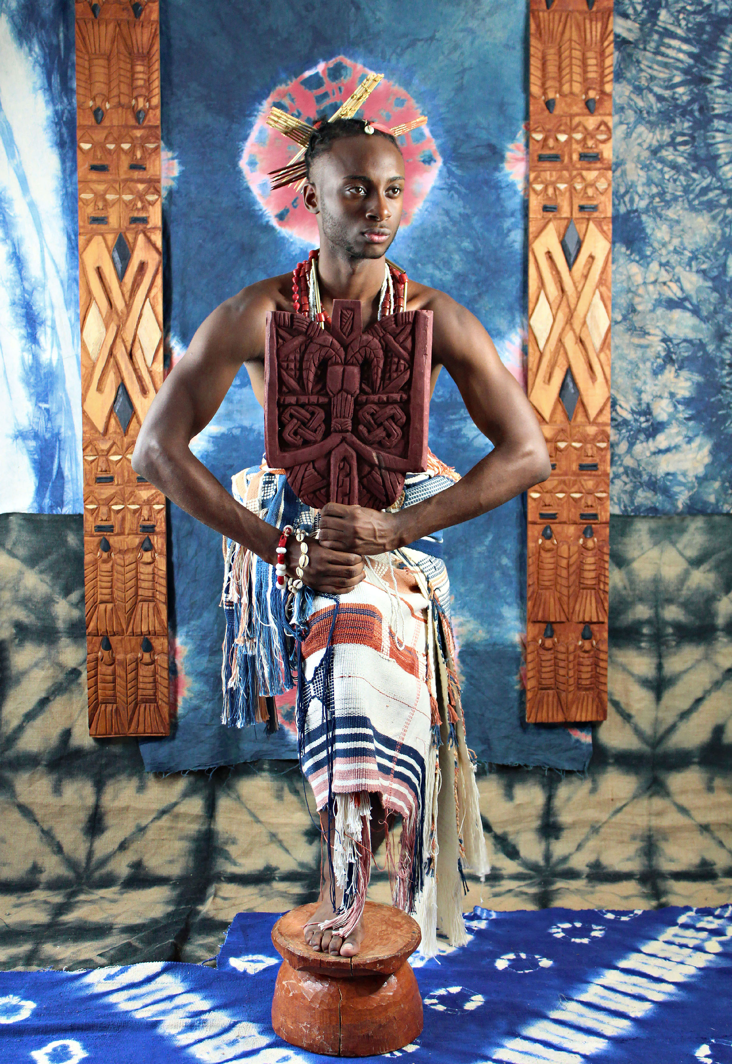Photographer Stacey S. Hamilton and artist Stephen Hamilton collaborated on this portrait of Shawn Phillips.