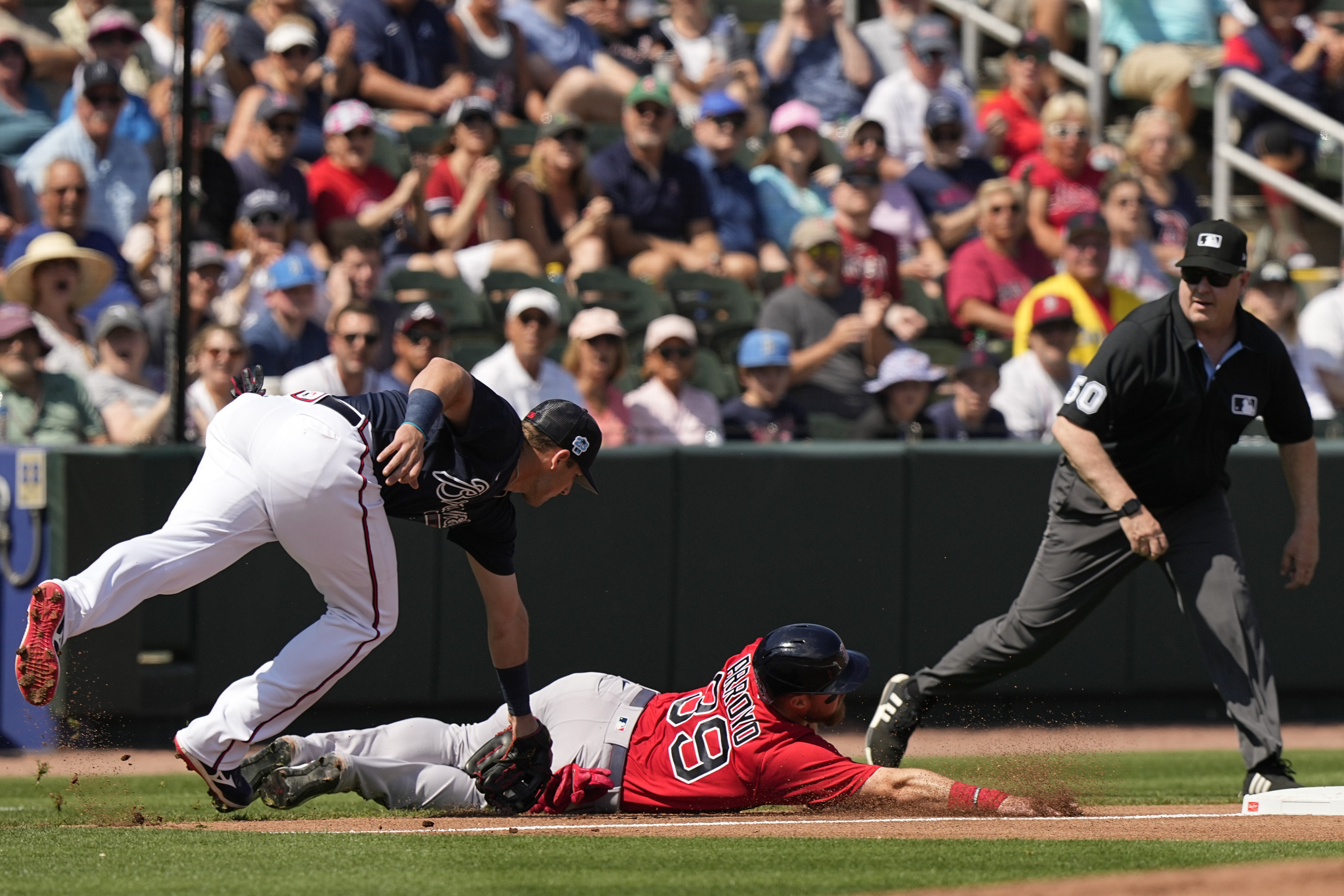 MLB spring training: Red Sox-Braves ends in tie after pitch clock