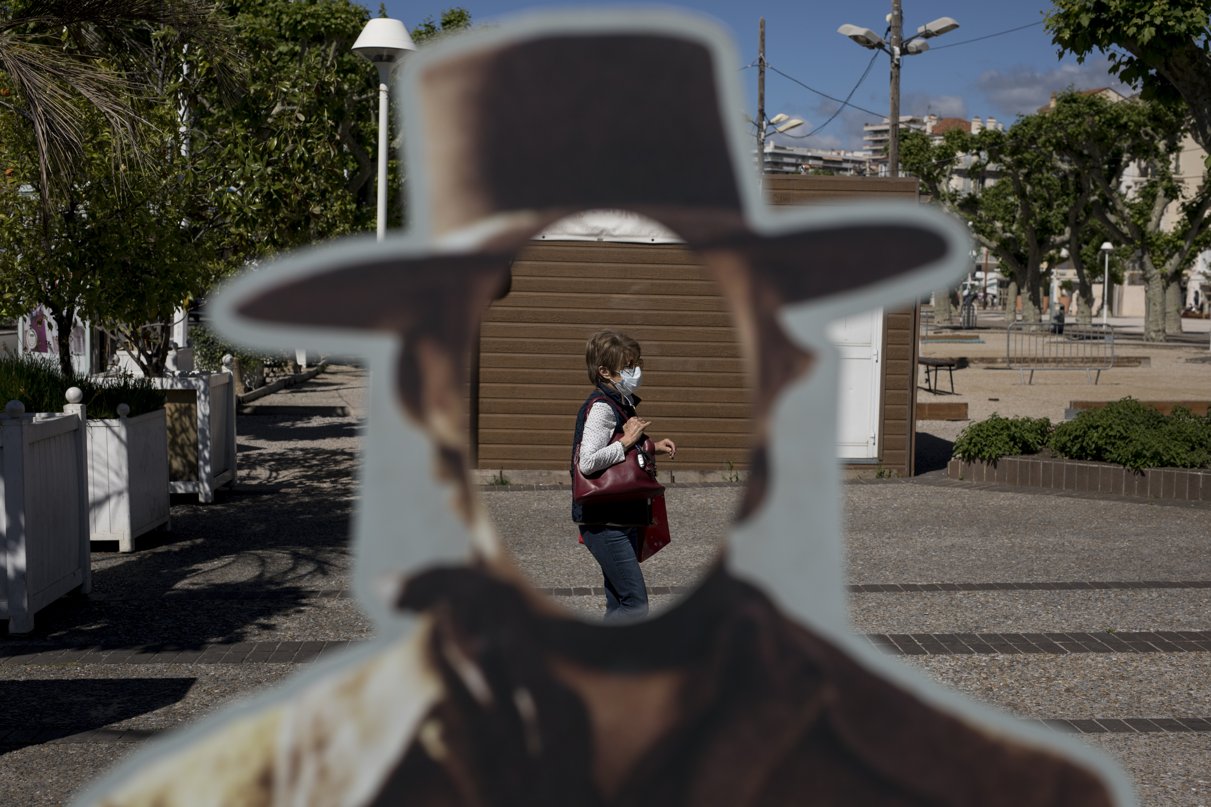 A cardboard cutout of Clint Eastwood in Cannes, France, earlier this month.