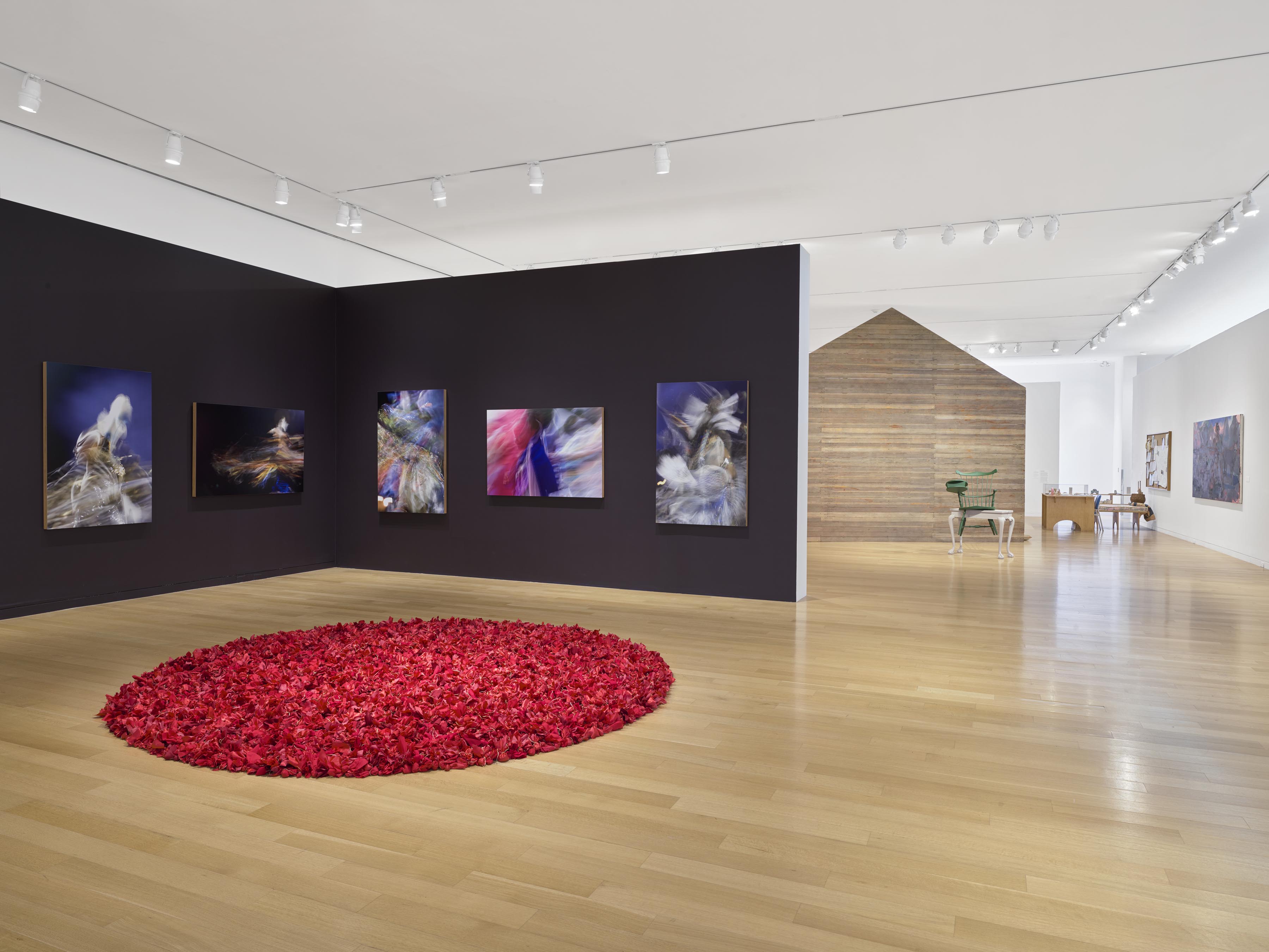 A view of Kim Weston's “15,000 Missing Flowers, 15,000 Prayers" in the gallery.