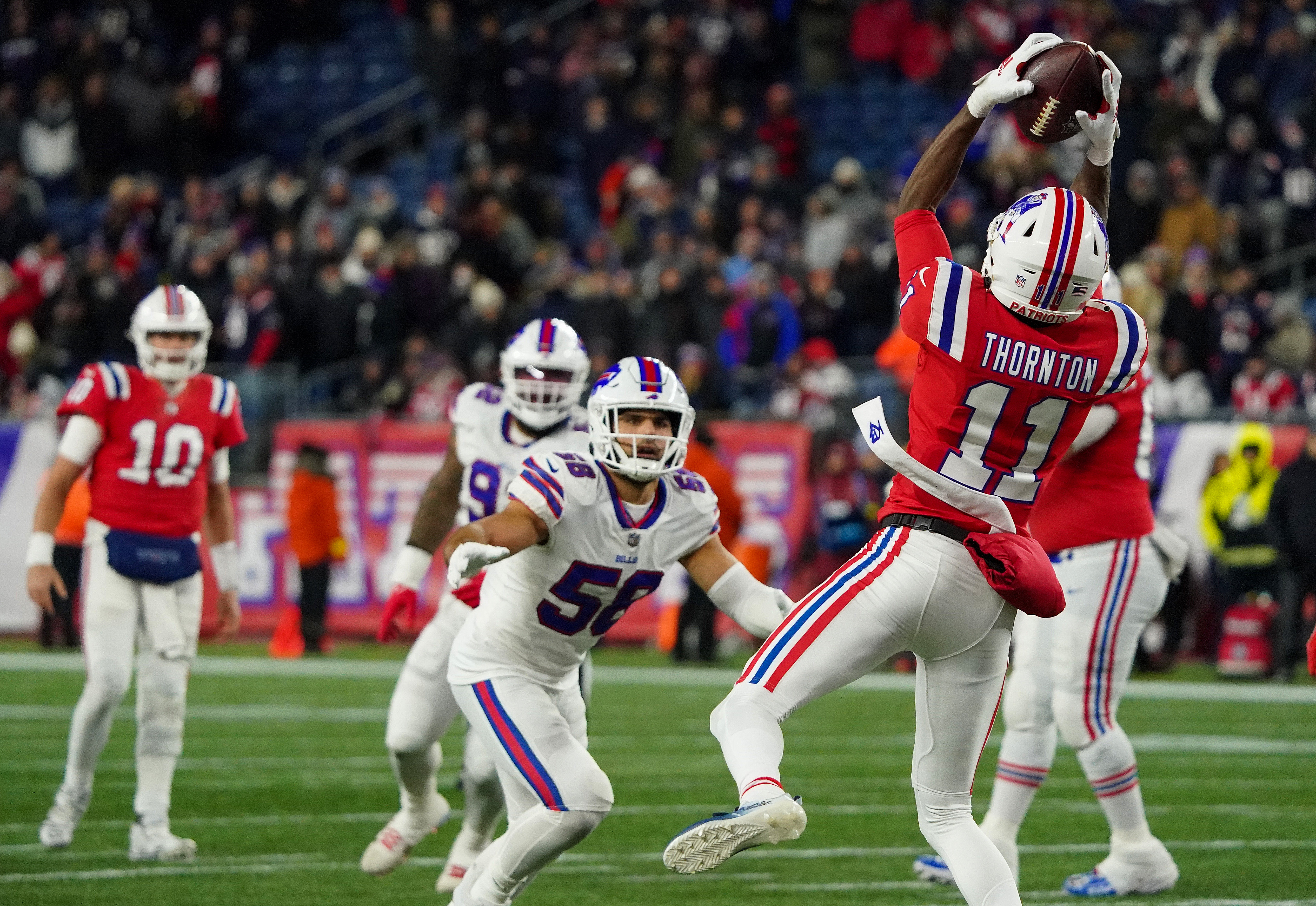 Why has Patriots rookie WR Tyquan Thornton disappeared from the offense?