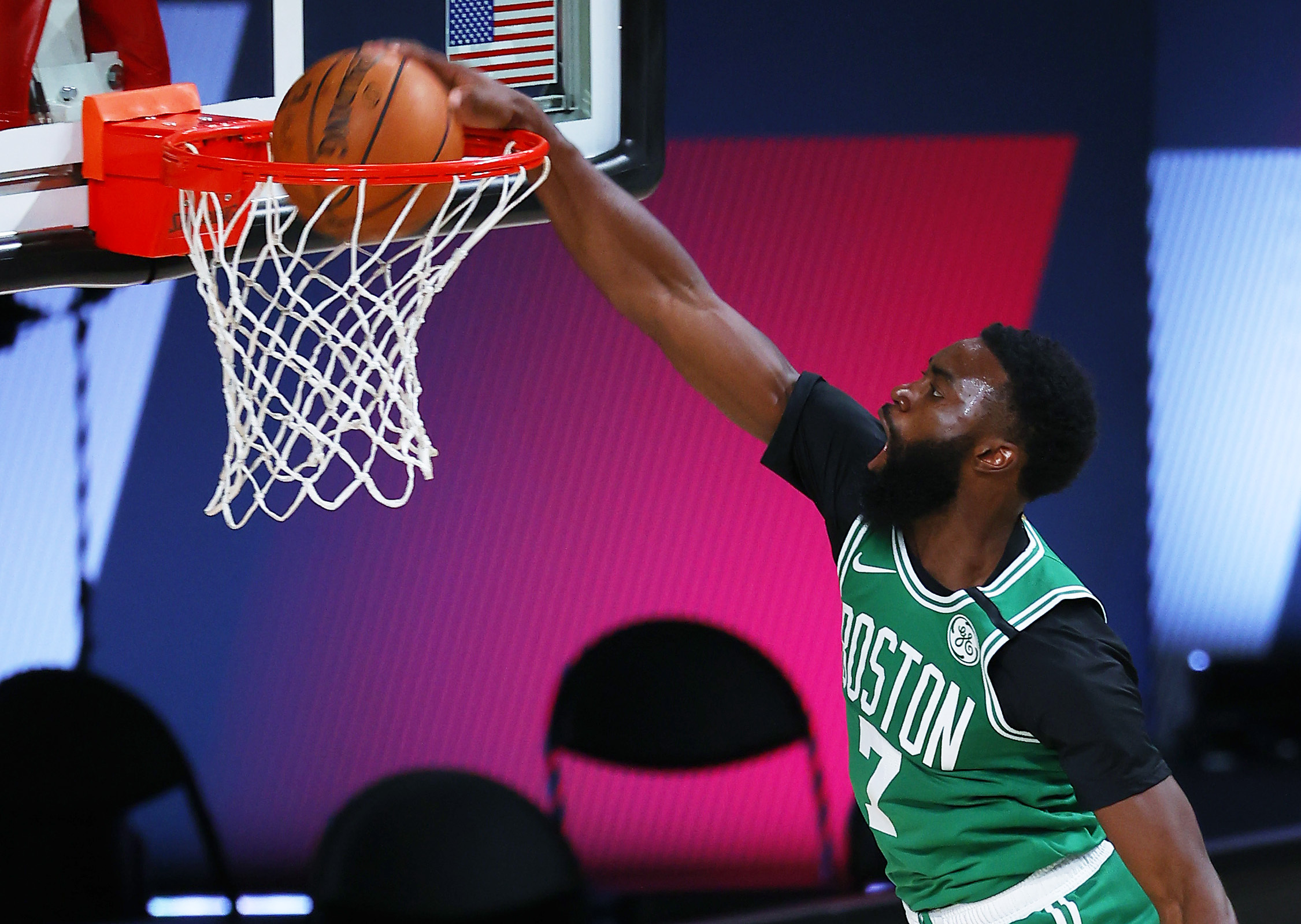 How the Celtics blew a big lead, then hung on to edge the Trail