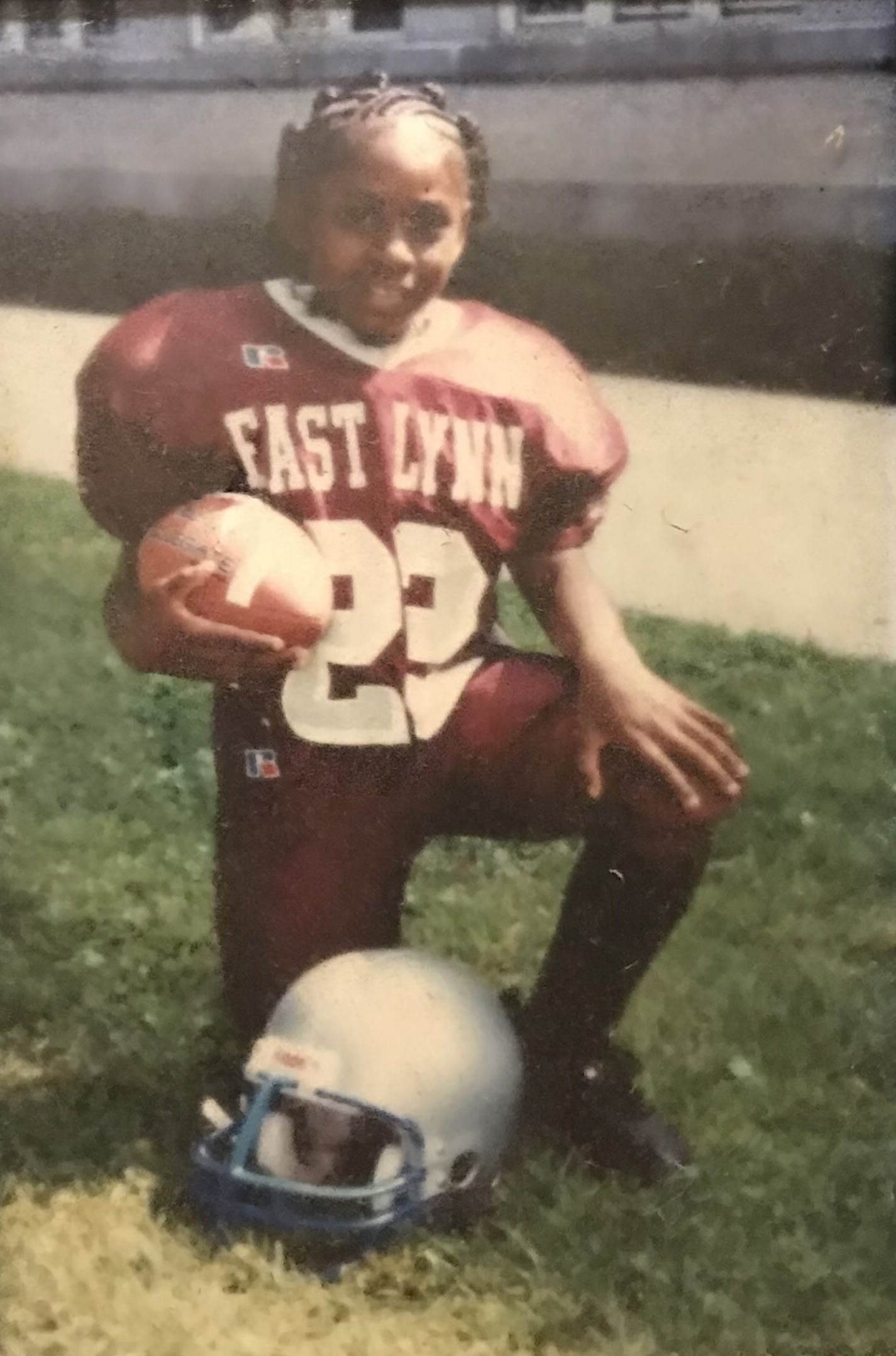 Rashida Ellis played youth football in Lynn.
