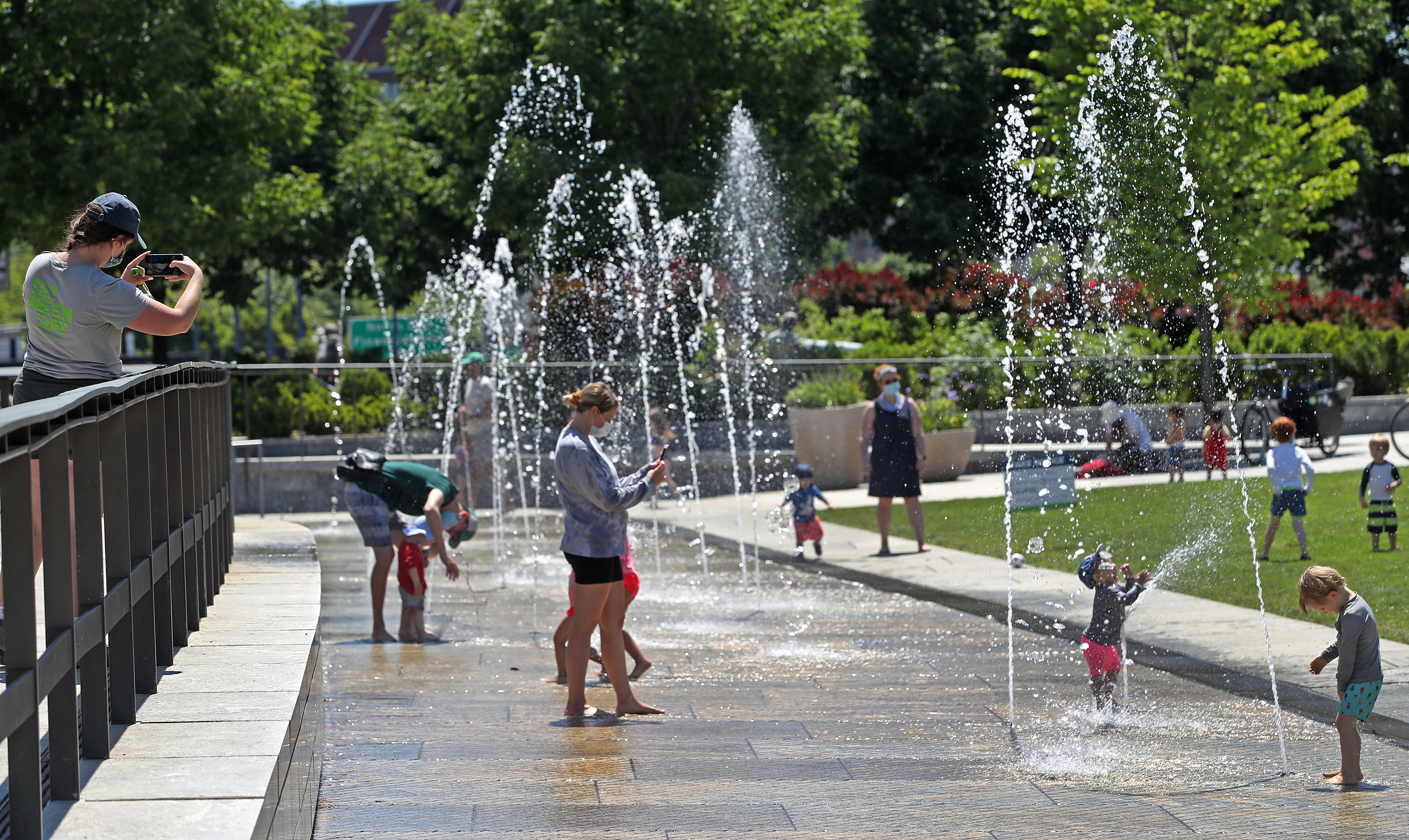 The Rose Kennedy Greenway in June 2020.