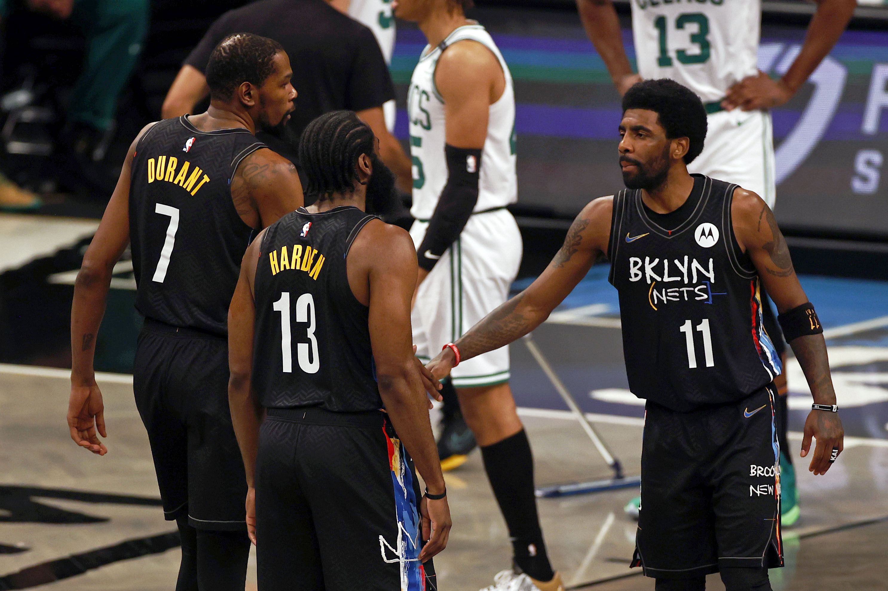 With Kevin Durant and James Harden, Brooklyn seemed like an ideal situation for Kyrie Irving.