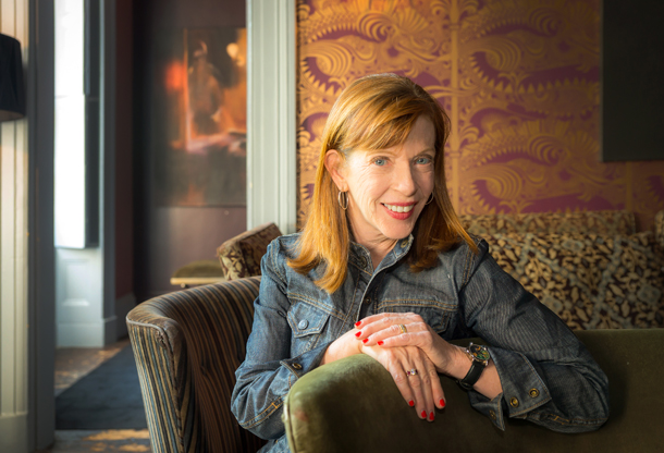 Susan Orlean donated an inscribed mini-library to the BPL auction