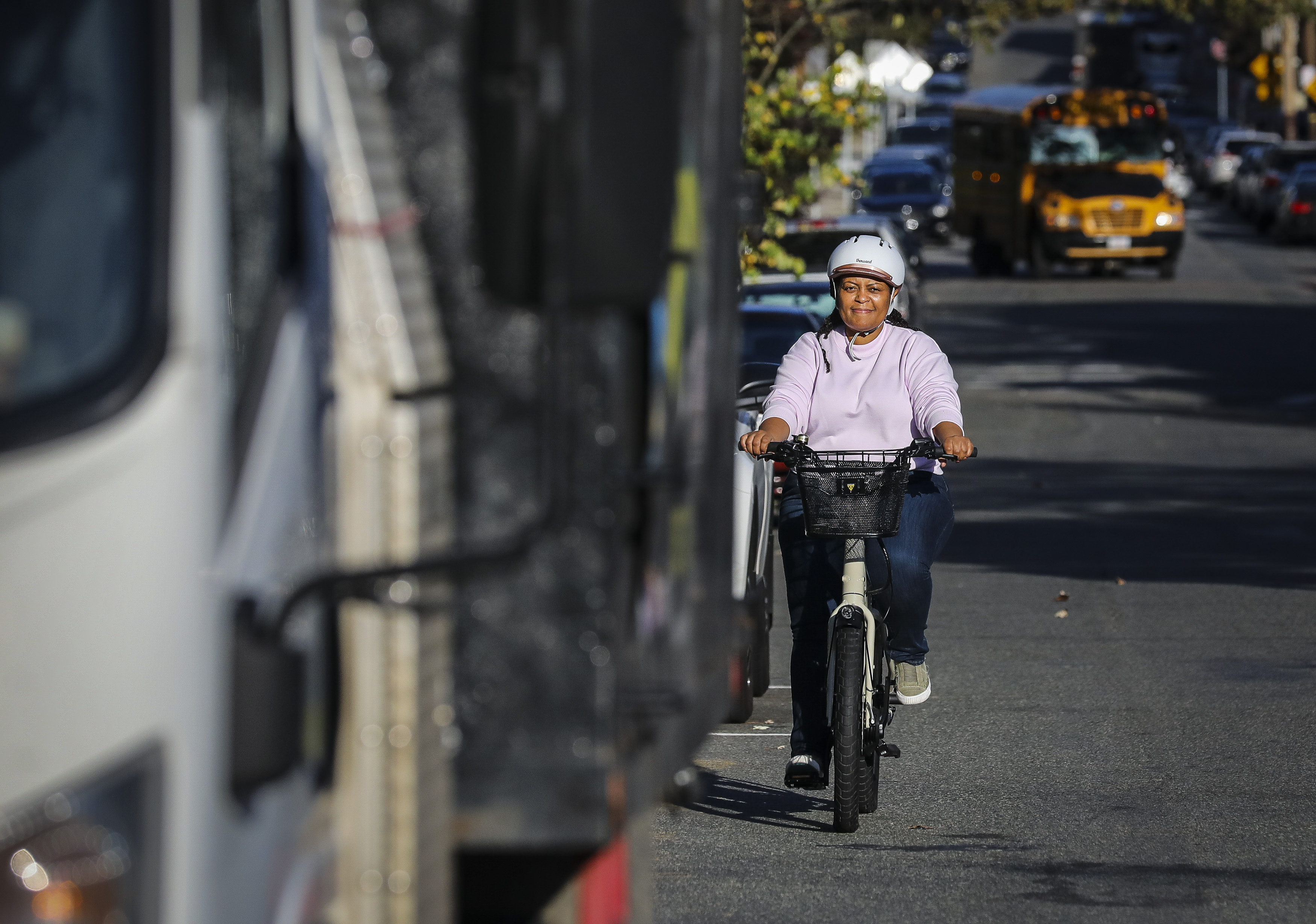 Cogell was first introduced to an e-bike during an event for the group she co-founded, the Ride for Black Lives.