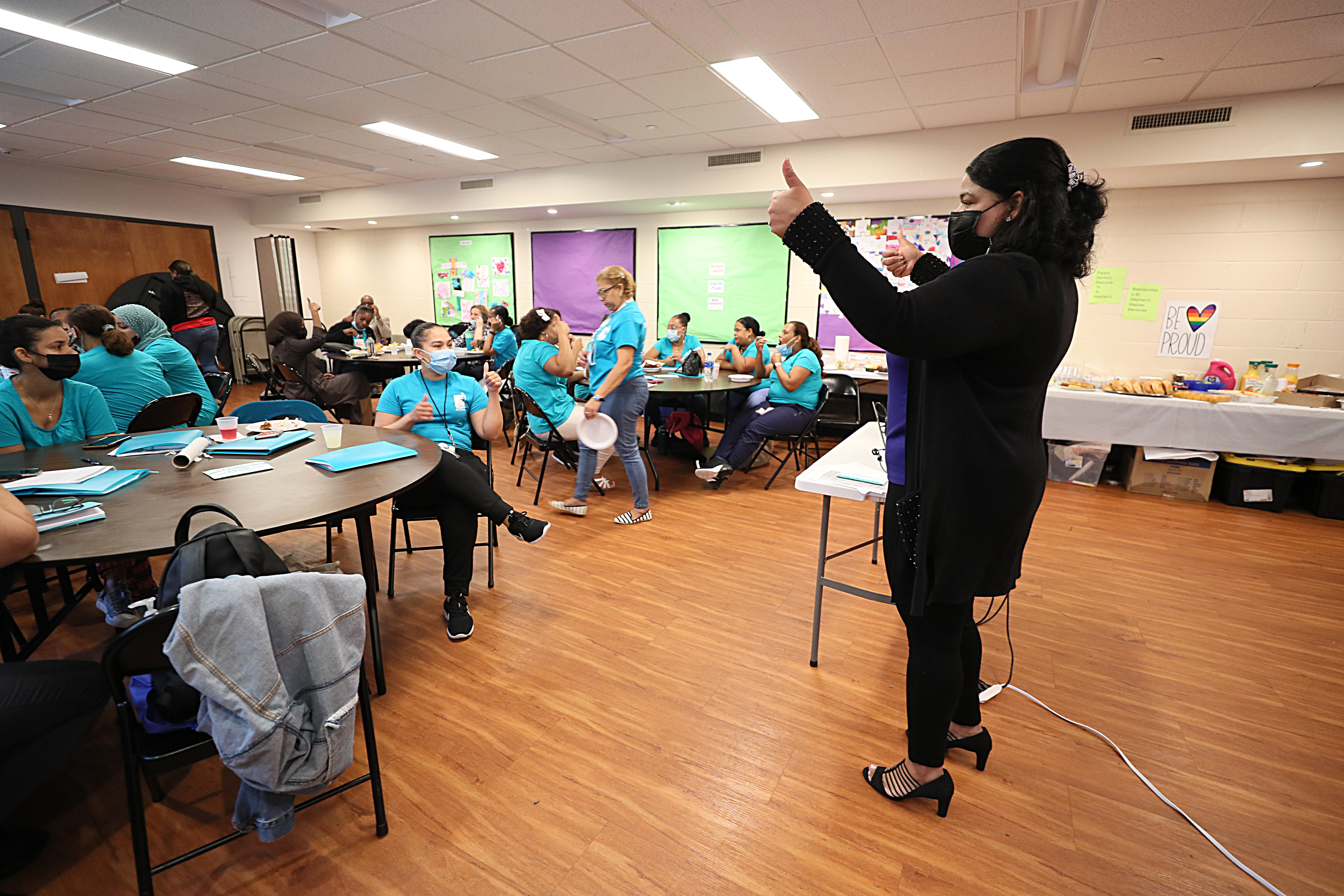 Rafaela Polanco organizes and trains mothers to work in BPS classrooms.