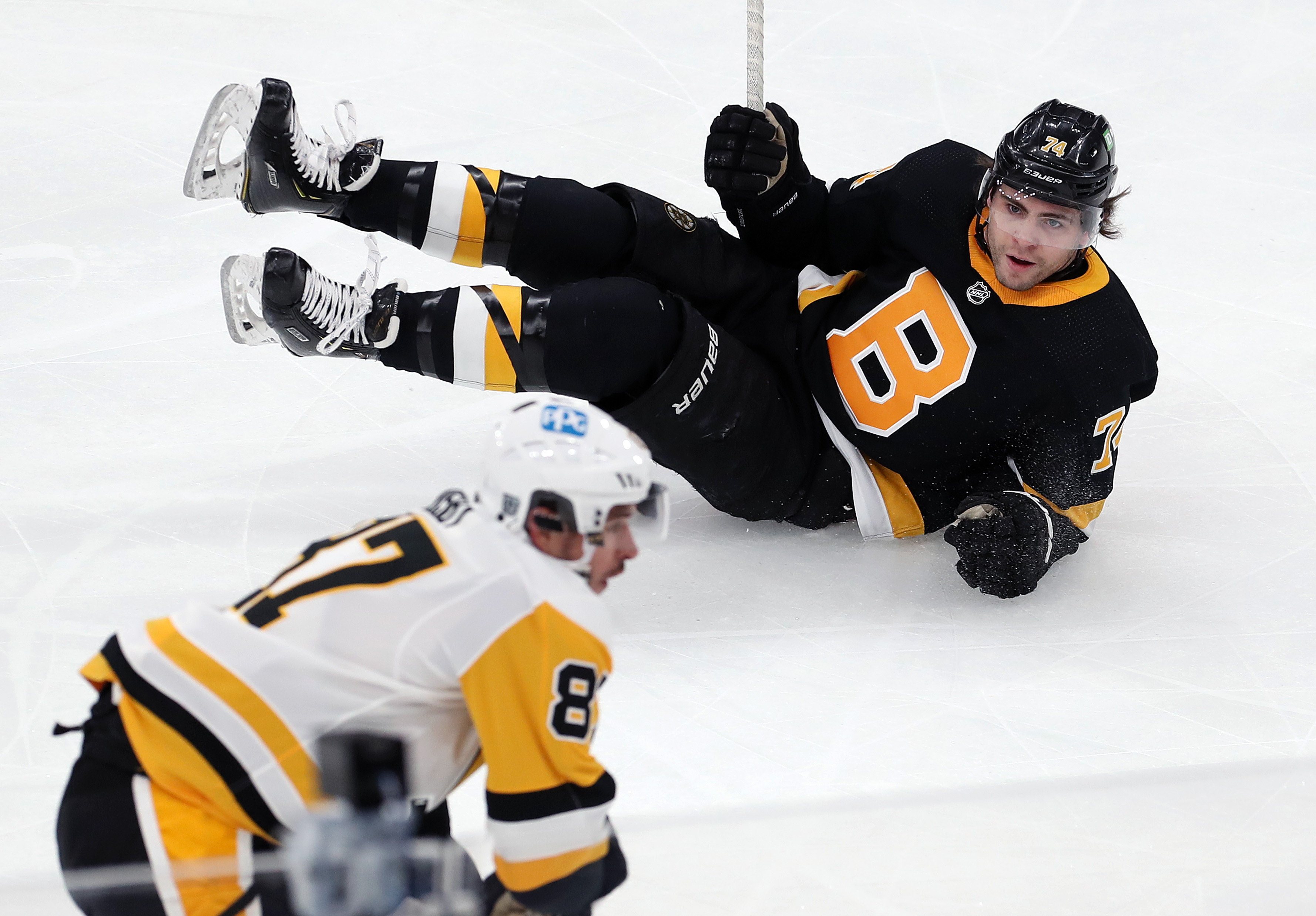 Jake DeBrusk, who sat out Tuesday night's game, has one goal and three assists in 13 games since returning from a bout with COVID-19.