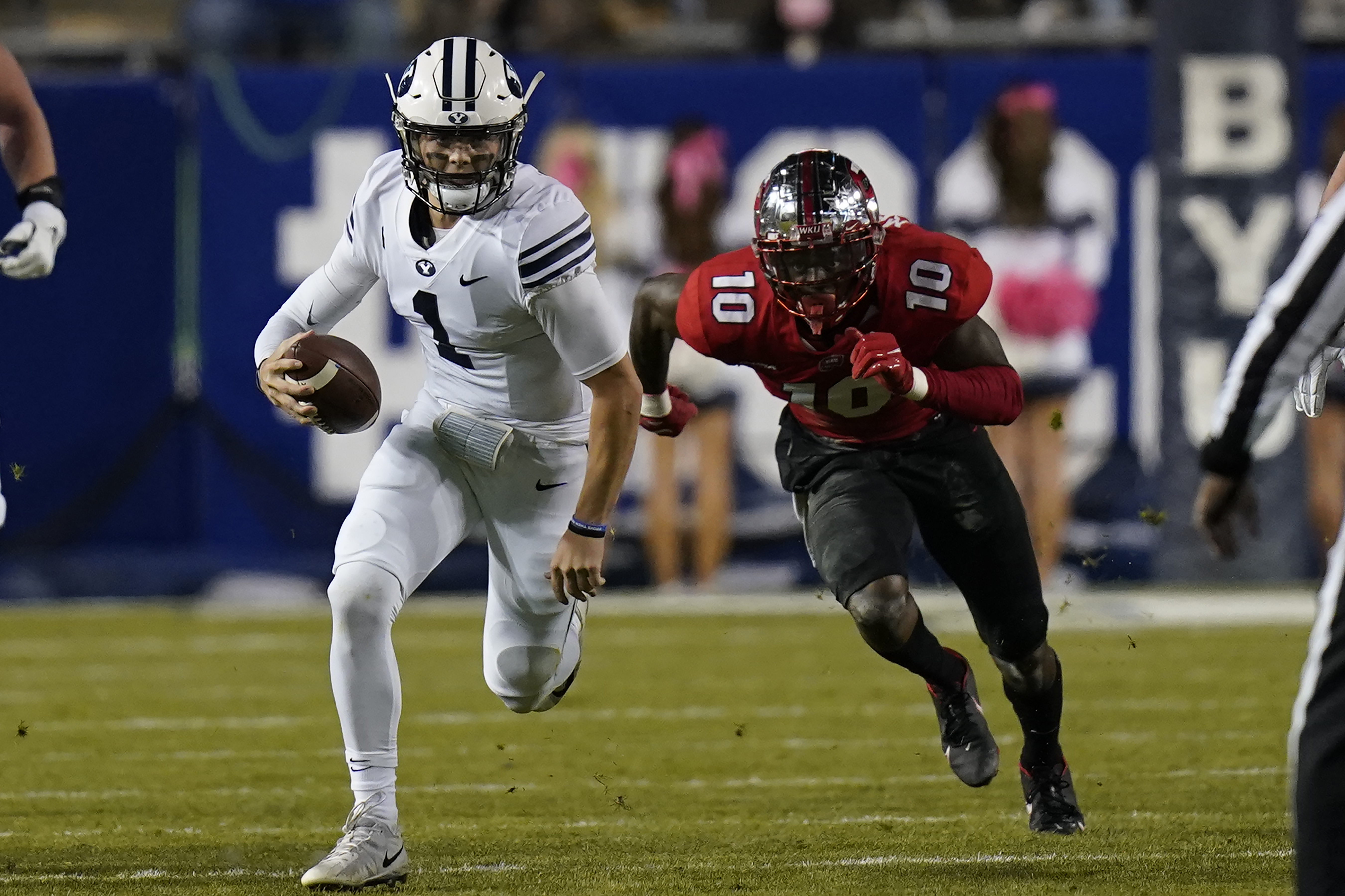 Top quarterback prospect Zach Wilson shines in passing drills at BYU pro  day - The Boston Globe