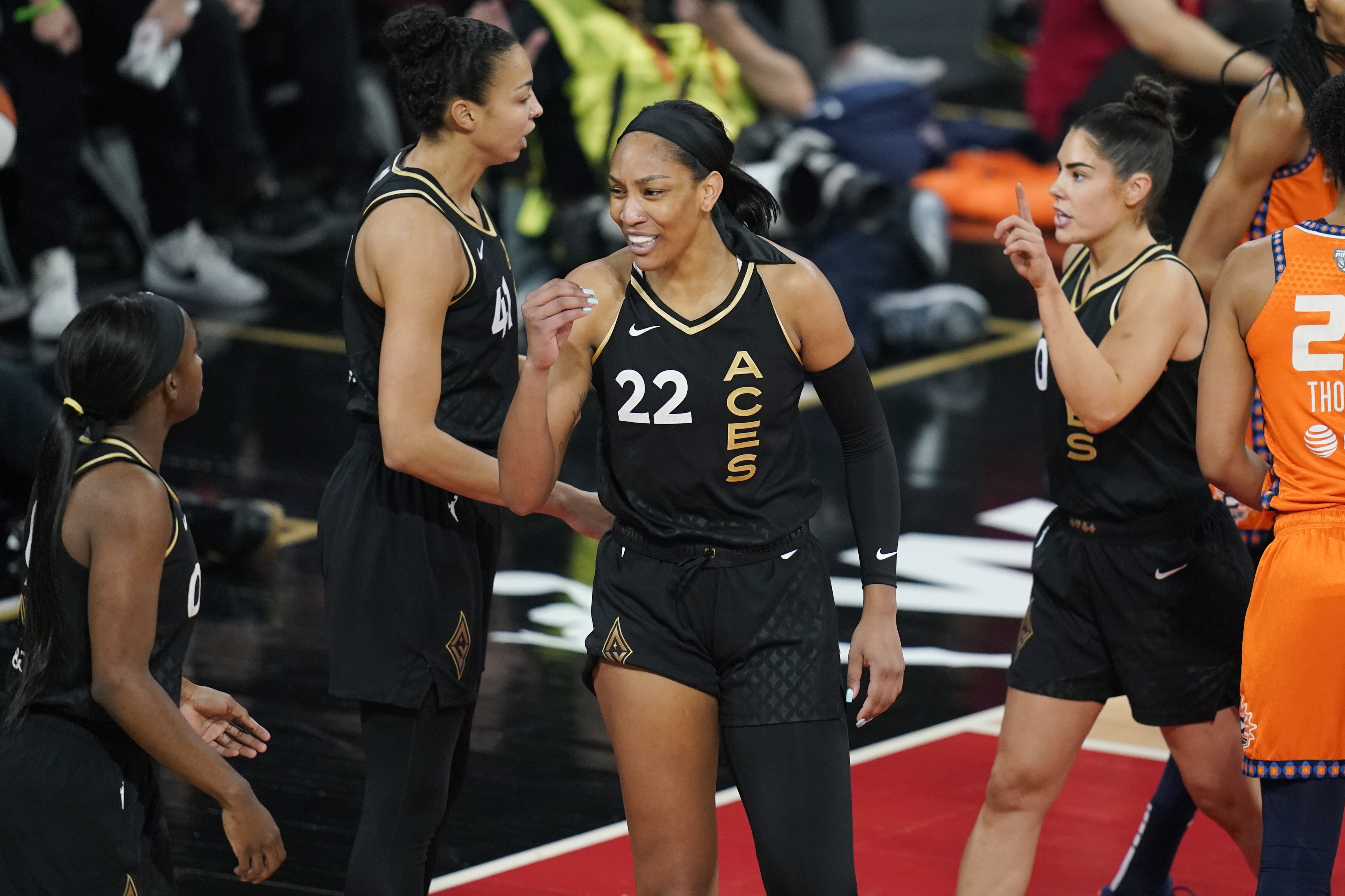 How A'ja Wilson, Aces defeated Liberty in Game 4 of WNBA Finals to win  back-to-back titles - The Athletic