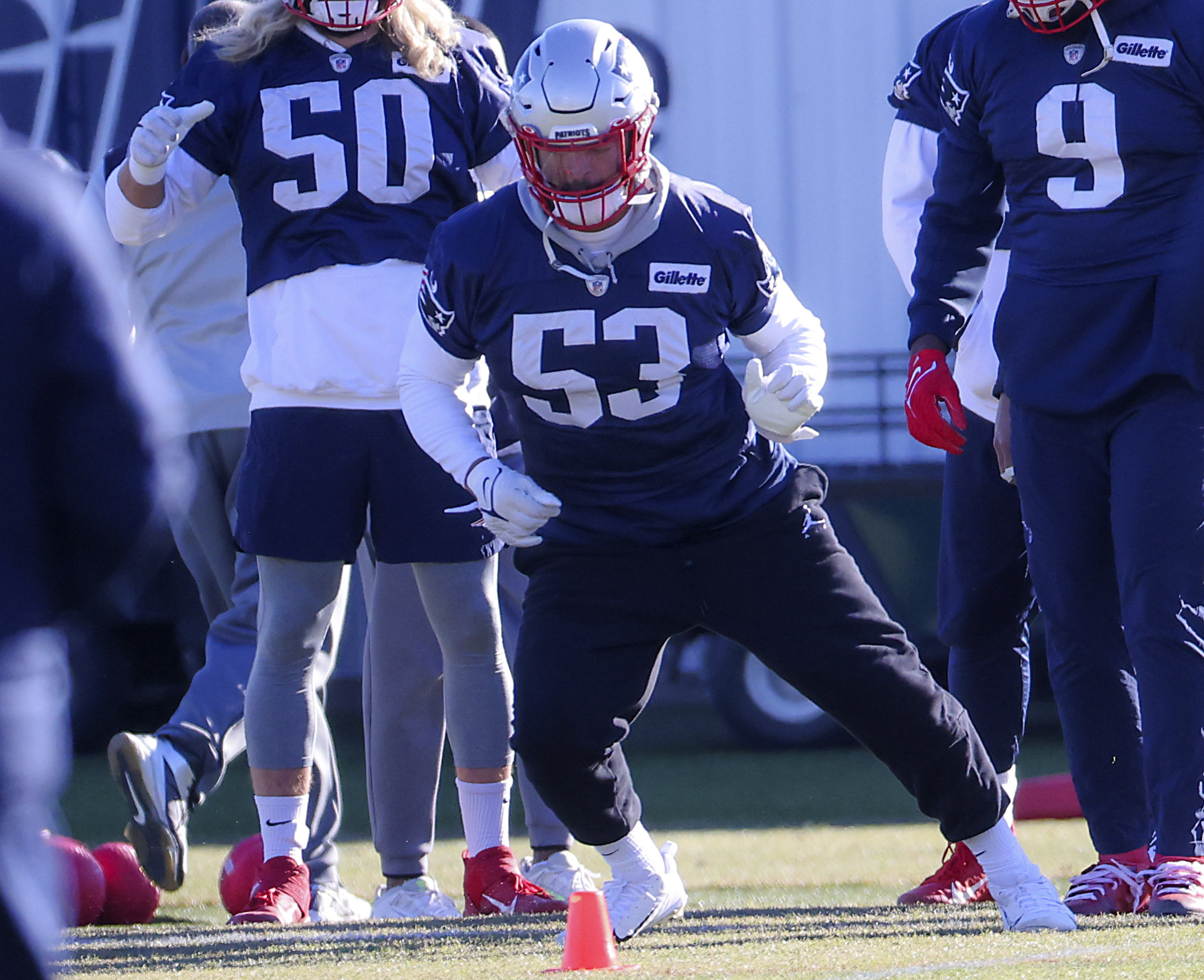 Trent Brown, Kyle Van Noy absent from Patriots practice Wednesday