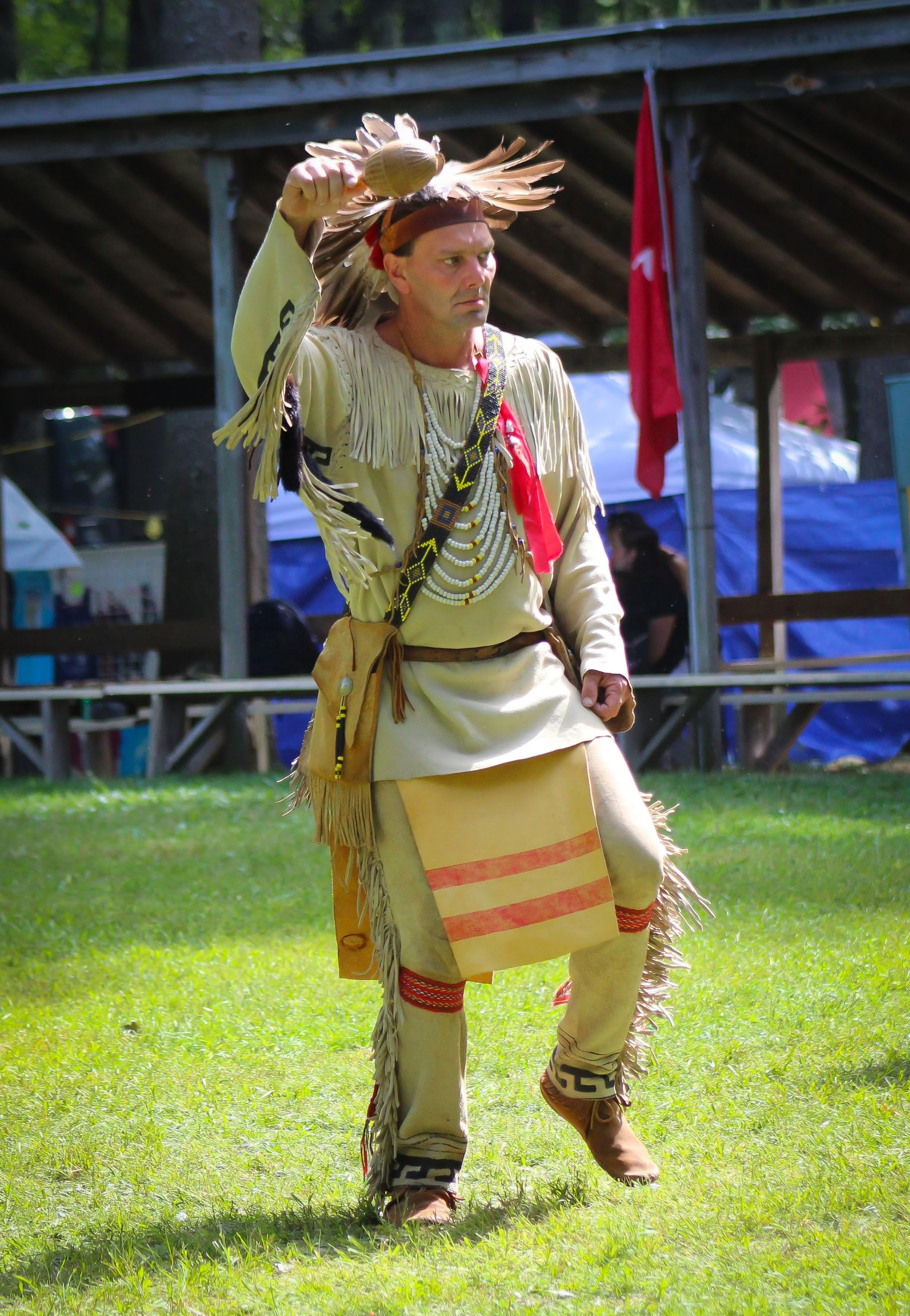 The Laconia Indian Historical Association's annual Labor Day Weekend Pow Wow is filled with camaraderie, cultural demonstrations, storytelling, and craft vendors.