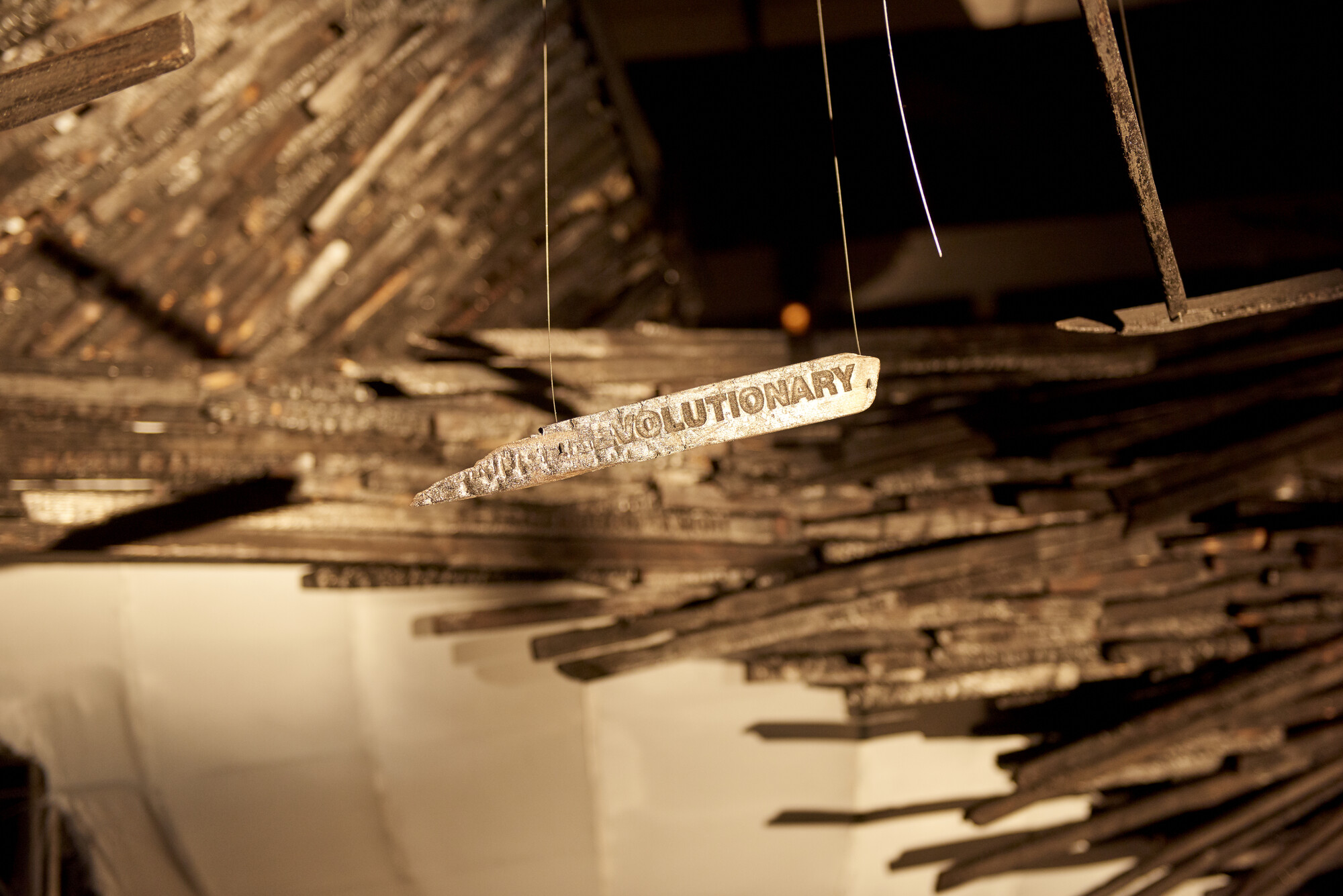 A detail from Glenn Kaino's "In the Light of a Shadow."