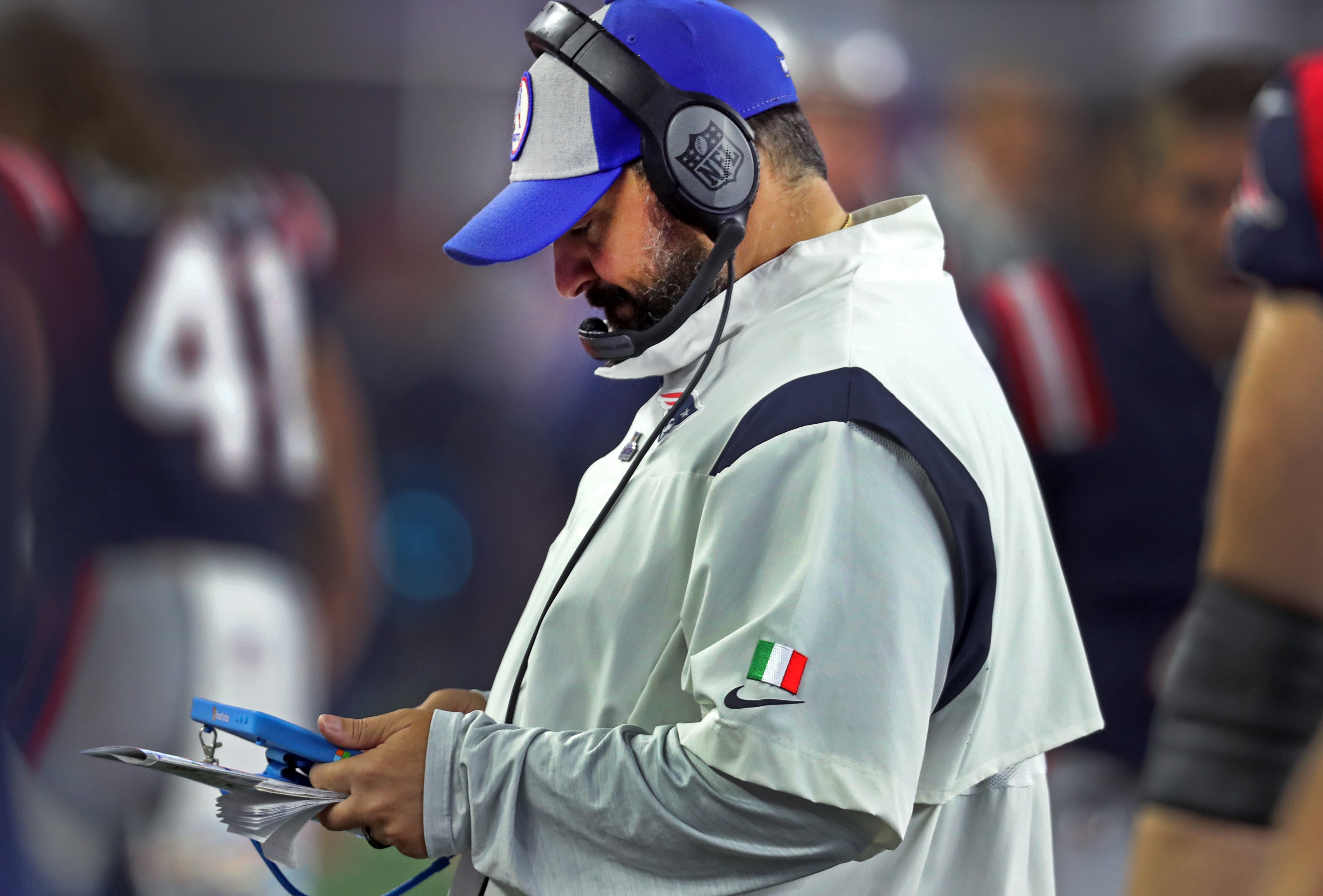 Matt Patricia, Joe Judge share play-calling in Pats game